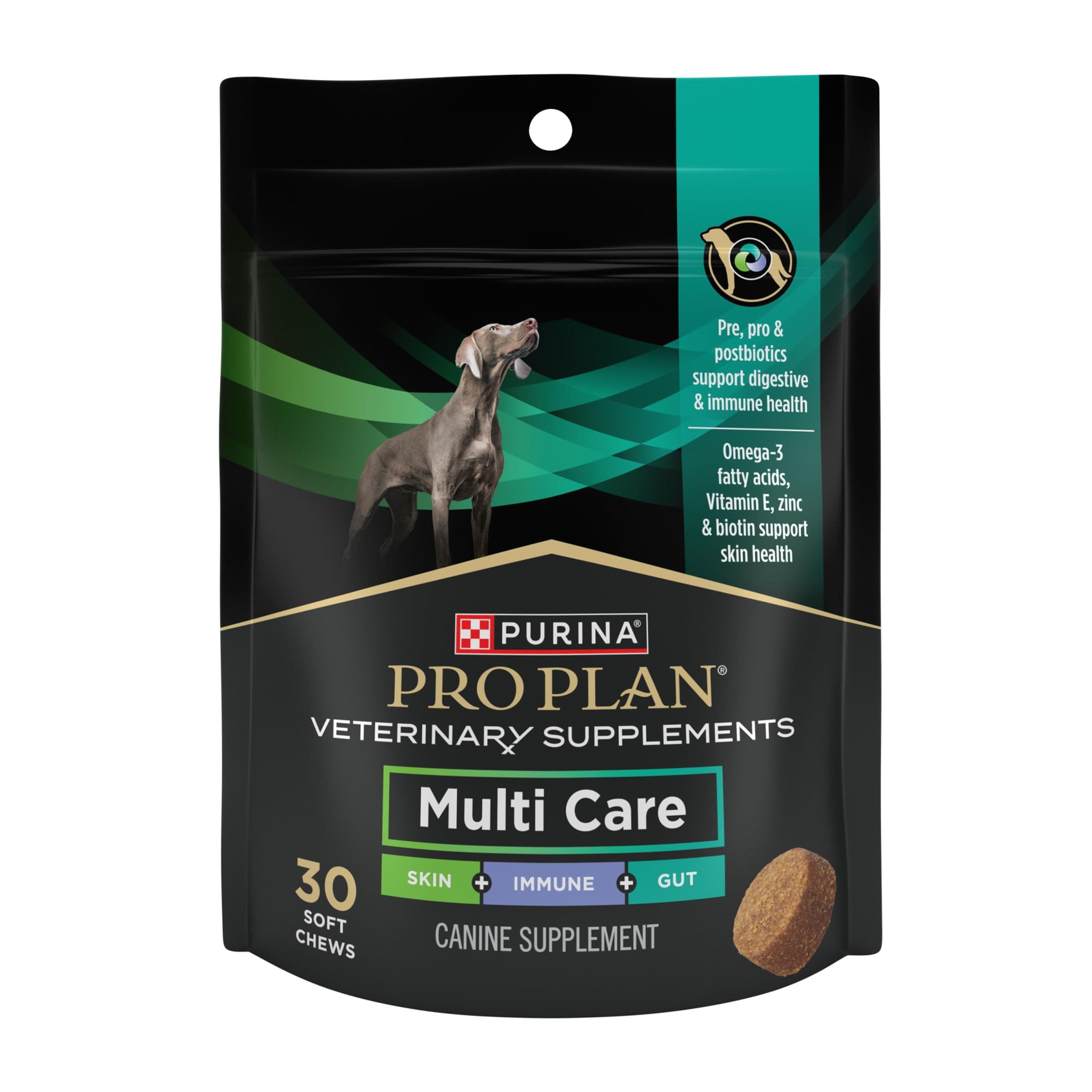 - Purina Pro Plan Veterinary Supplements Multi Care Dog Supplements - 30 ct. Pouch