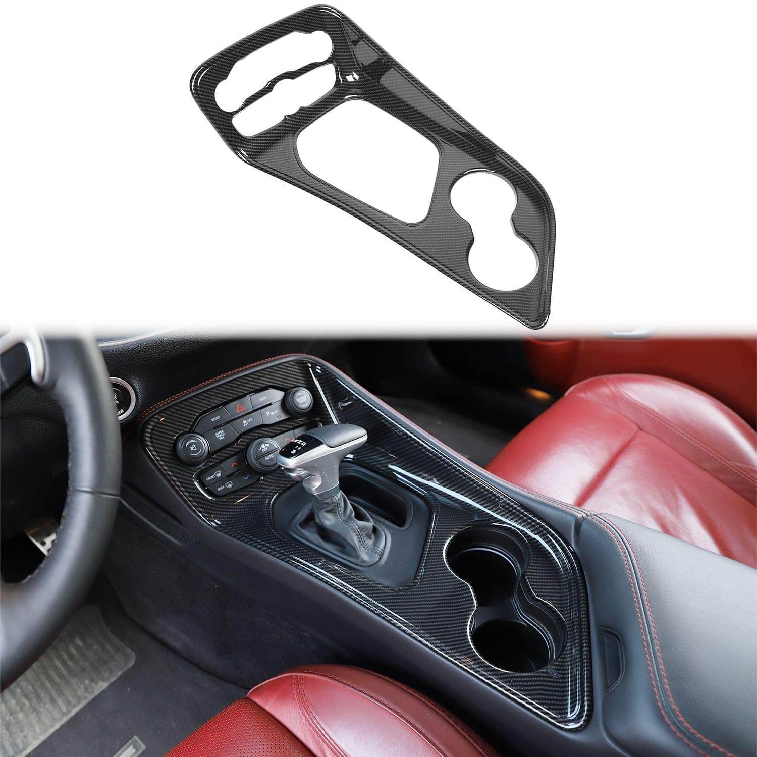 Carbon Fiber Gear Shift Panel Trim