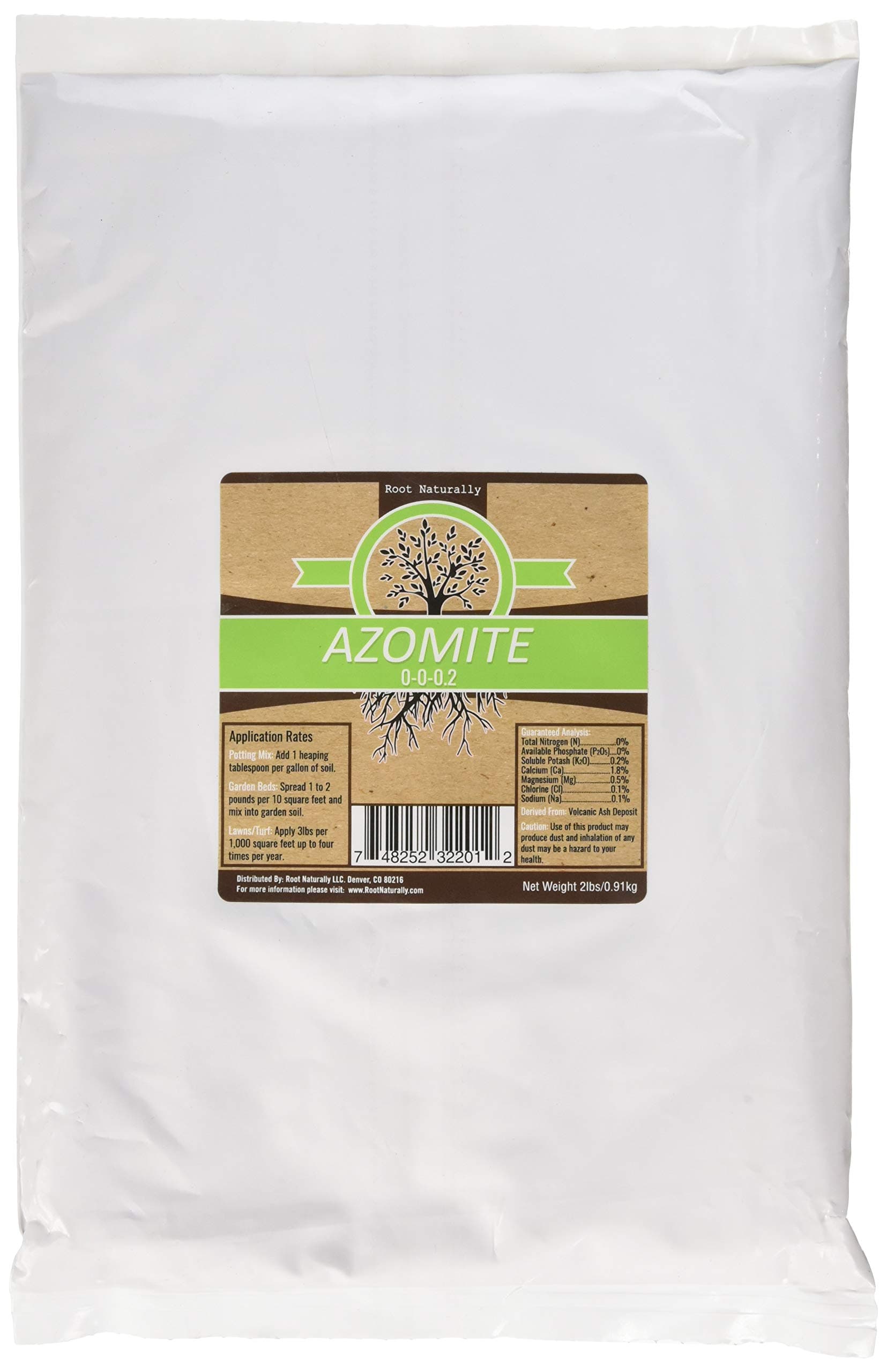 Azomite Rock Dust - 2 Pounds New
