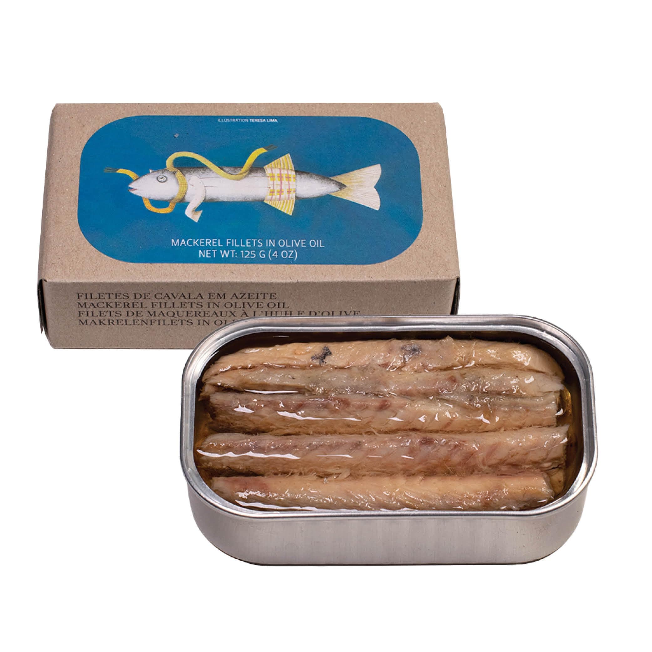 Mackerel Fillets in Olive Oil