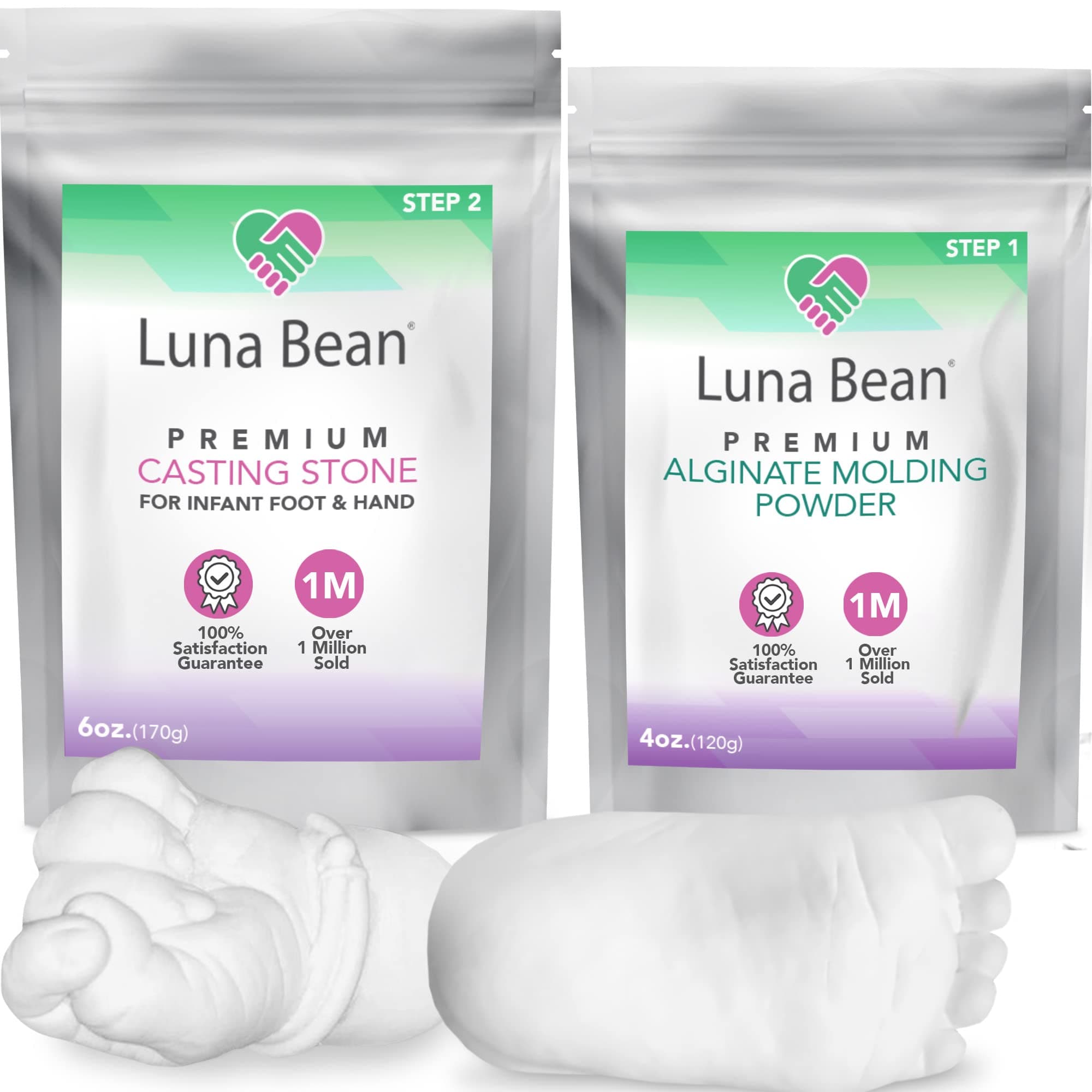 Refill Powders - for Luna Bean Infant Hand or Foot 3D Life Casting Mold Kit