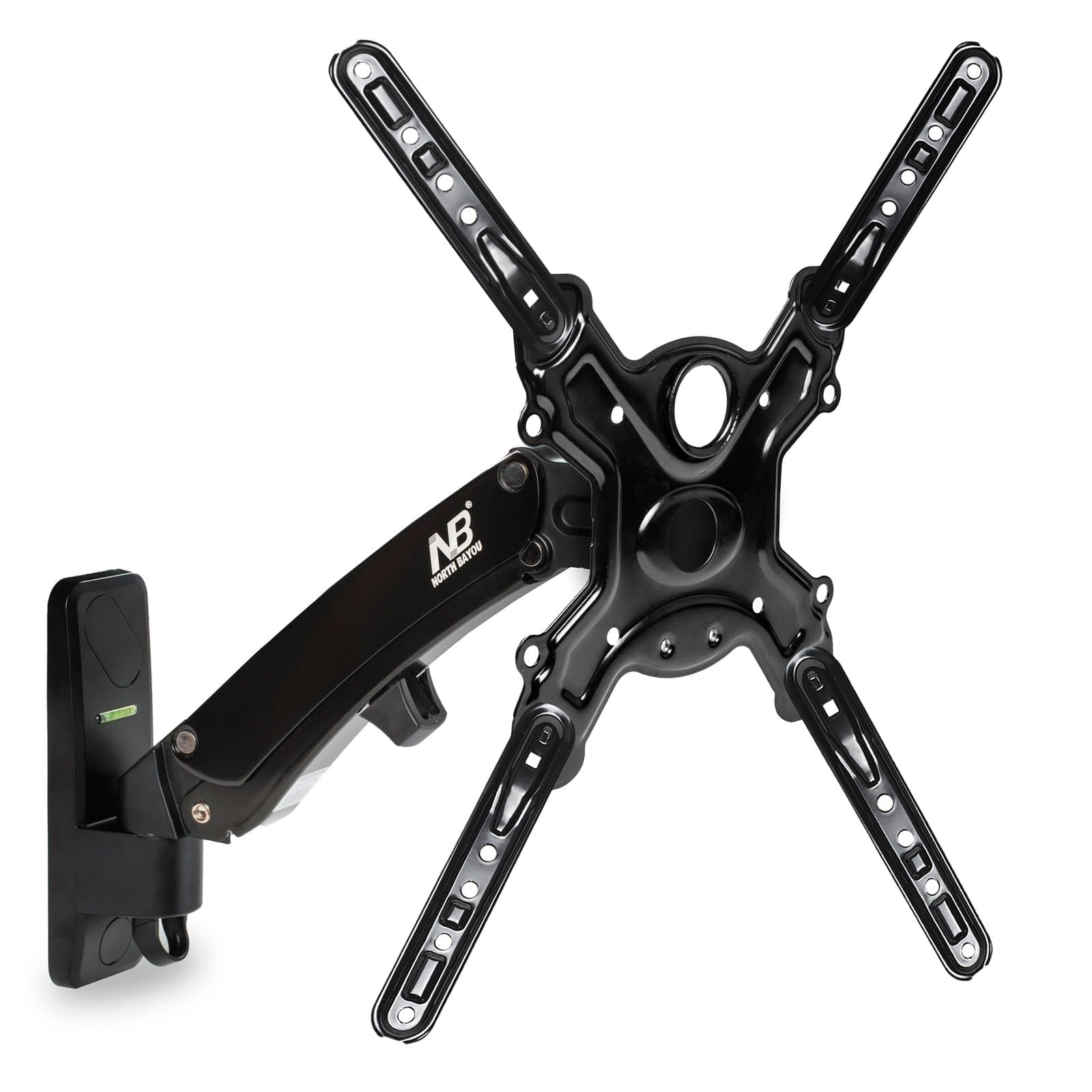 North Bayou F400 Full Motion Gas Spring TV Wall Mount for 50" - 60" Flat Panel LED LCD Plasma Screens with VESA Mount