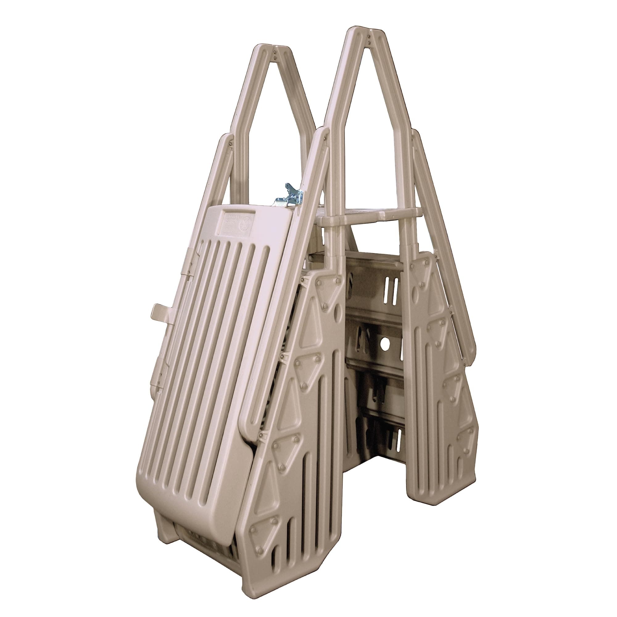 Blue Wave NE115T Neptune A-Frame Entry System for Above Ground Pool, Taupe