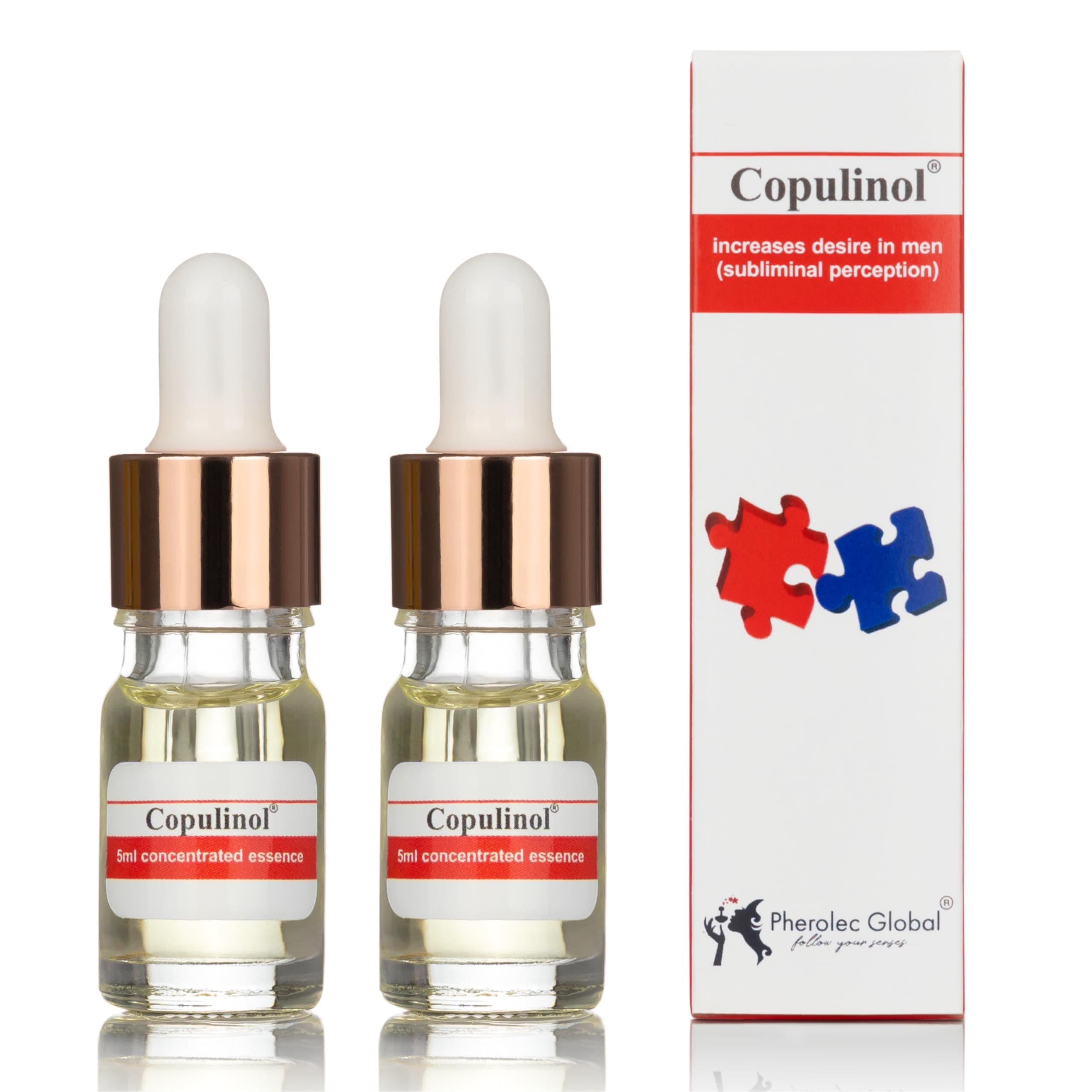 COPULINOL 100% Pheromone for Women - Extra Strength - Perfume for Women with Long-lasting Scent - Travel Size - 5 ml + 5ml