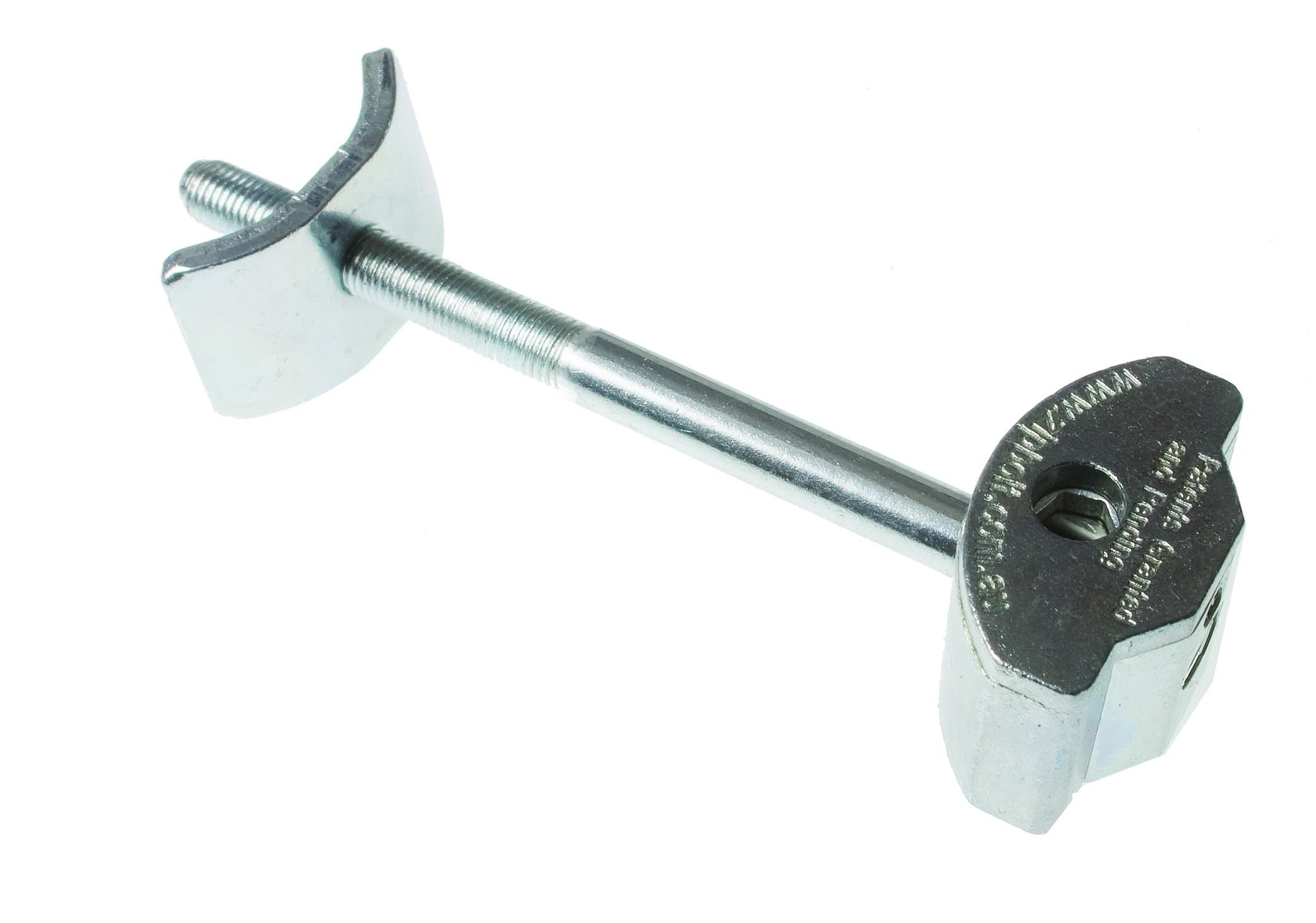 ZIPBOLT QT10.500 WORKTOP Connector 85mm Pack of 3 INC 50mm Driver BIT, Zinc