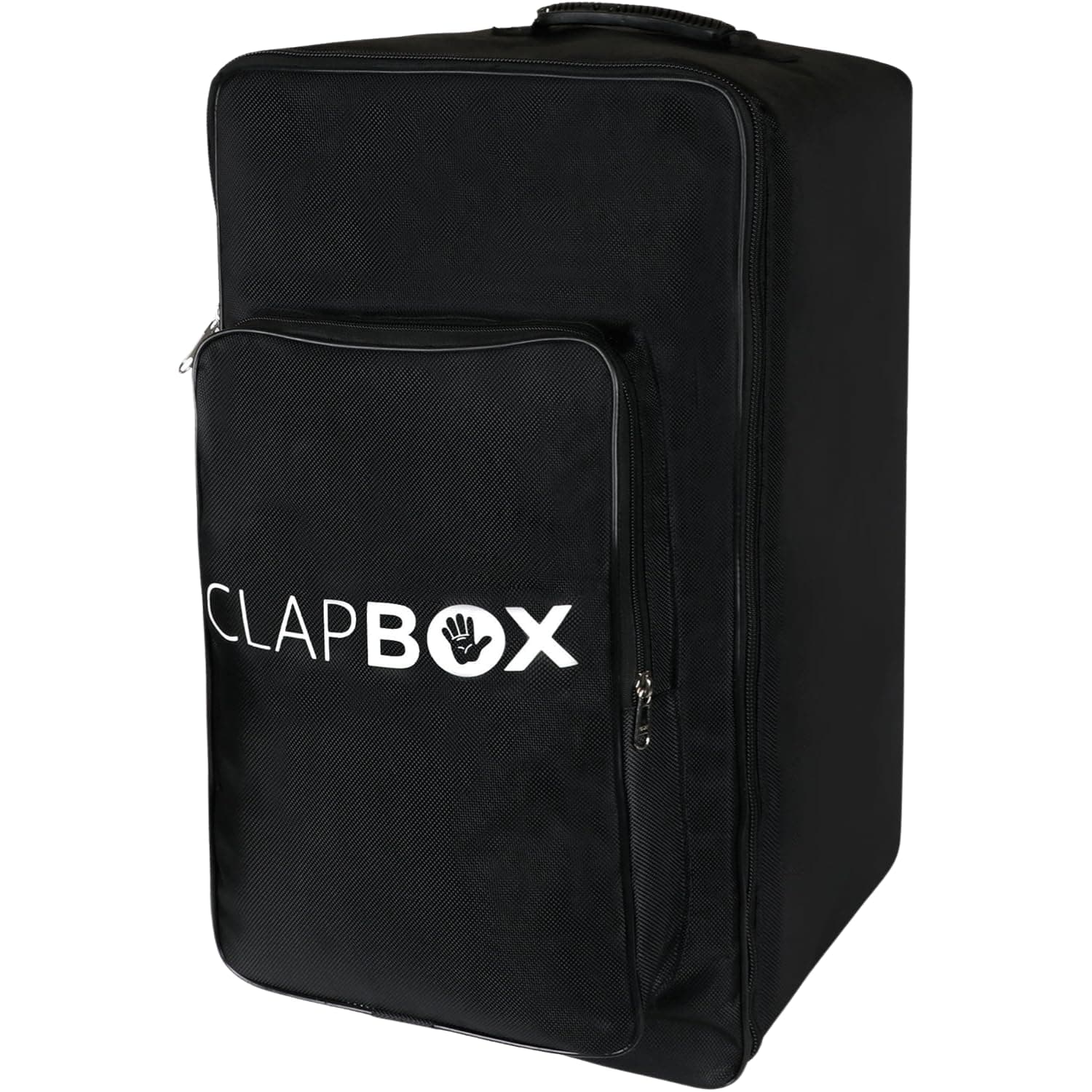 Clapbox Cajon Bag - Universal Size for all Cajons, 10 mm Padding (H:50cm W:30cm L:30cm) - Standard Size, Cajon Gig Bag with Carry Handle and Shoulder Straps