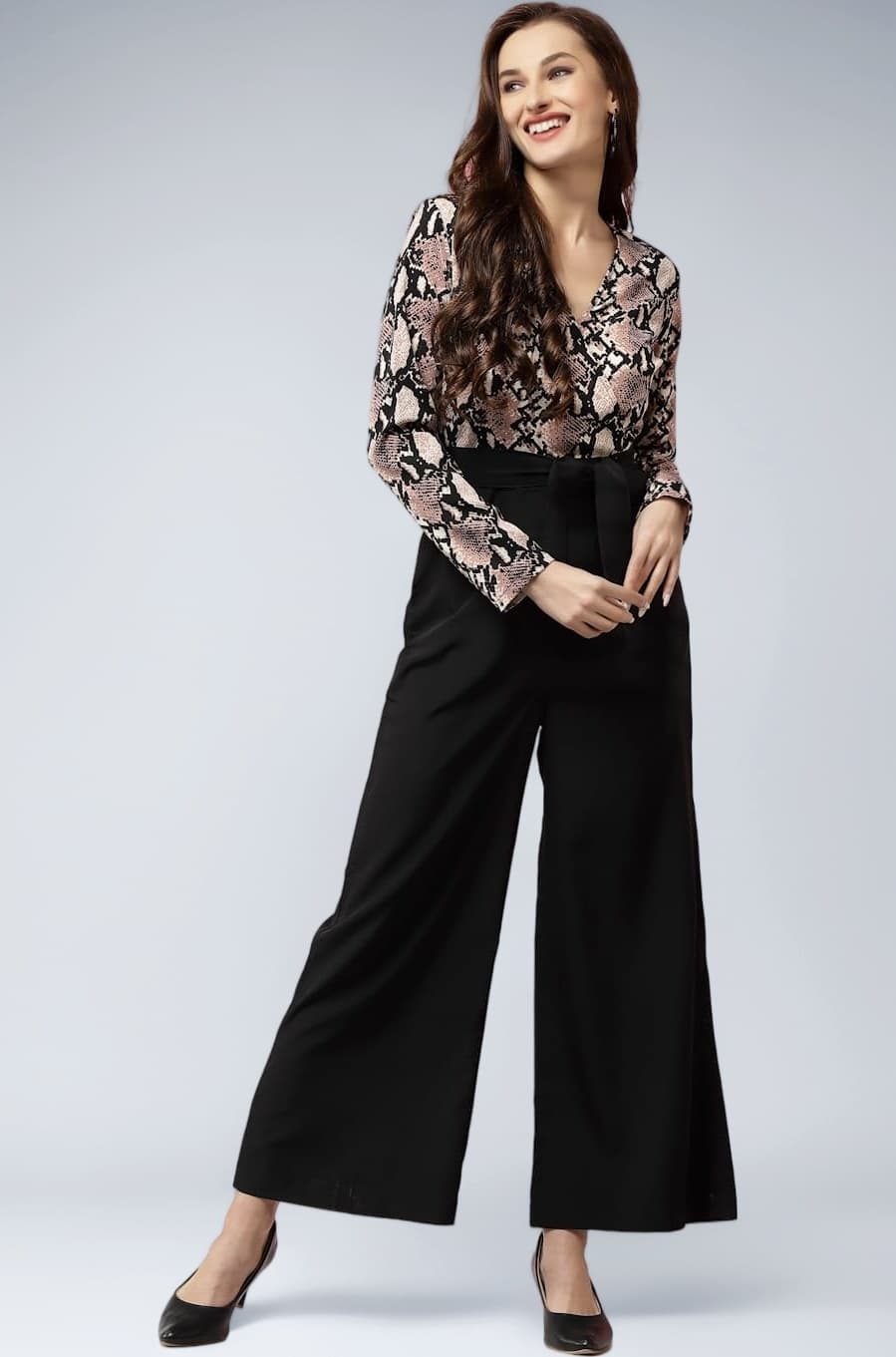 Women dress | jumpsuits for women stylish | black white floral print | geometric pattern | snake print V-neckline | blue floral | black maroon sequin jumpsuits casual formal