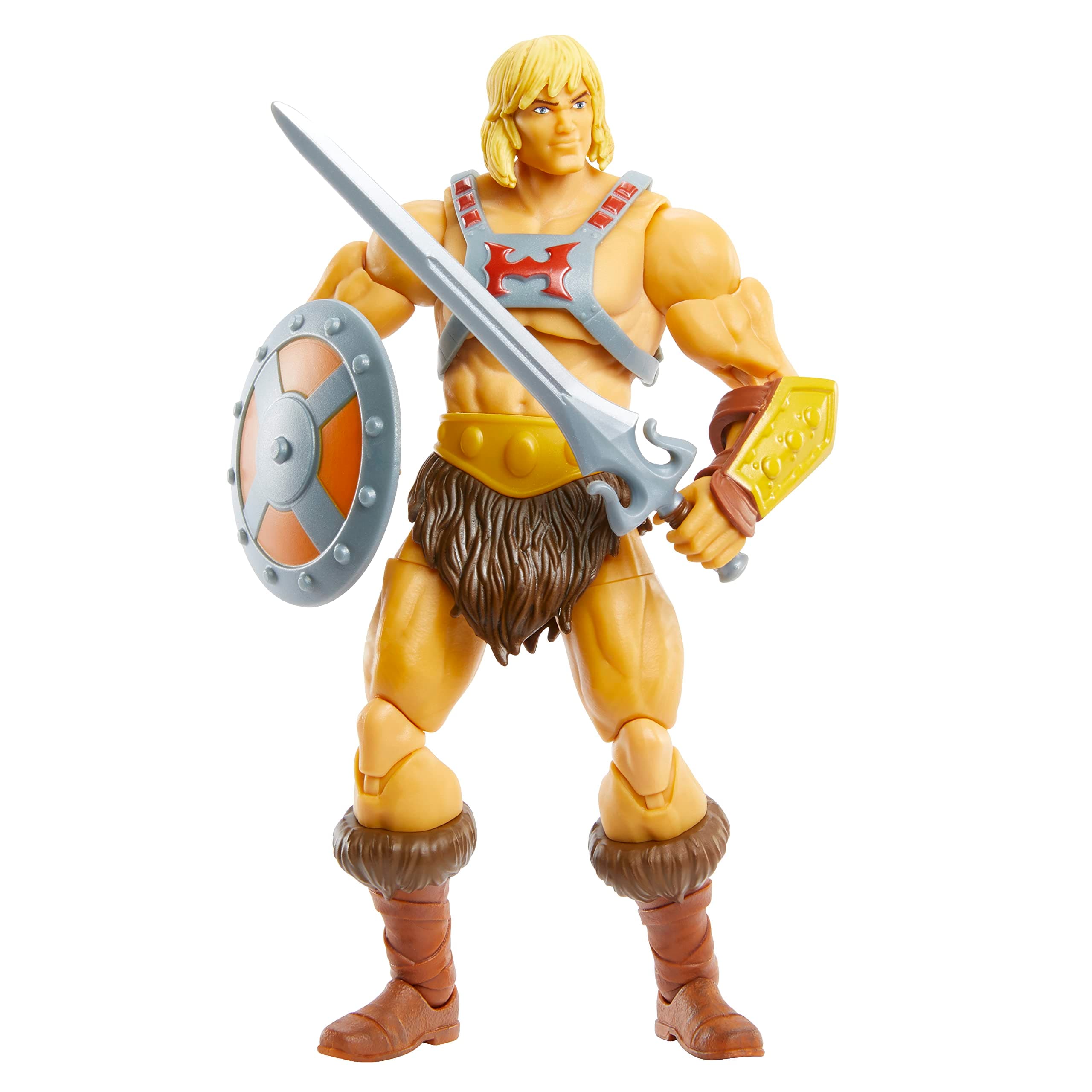 Masters of The Universe Masterverse Collection, 7-in Battle Figure - He-Man for Storytelling Play and Display, Gift for Kids Age 6 and Older and Adult Collectors