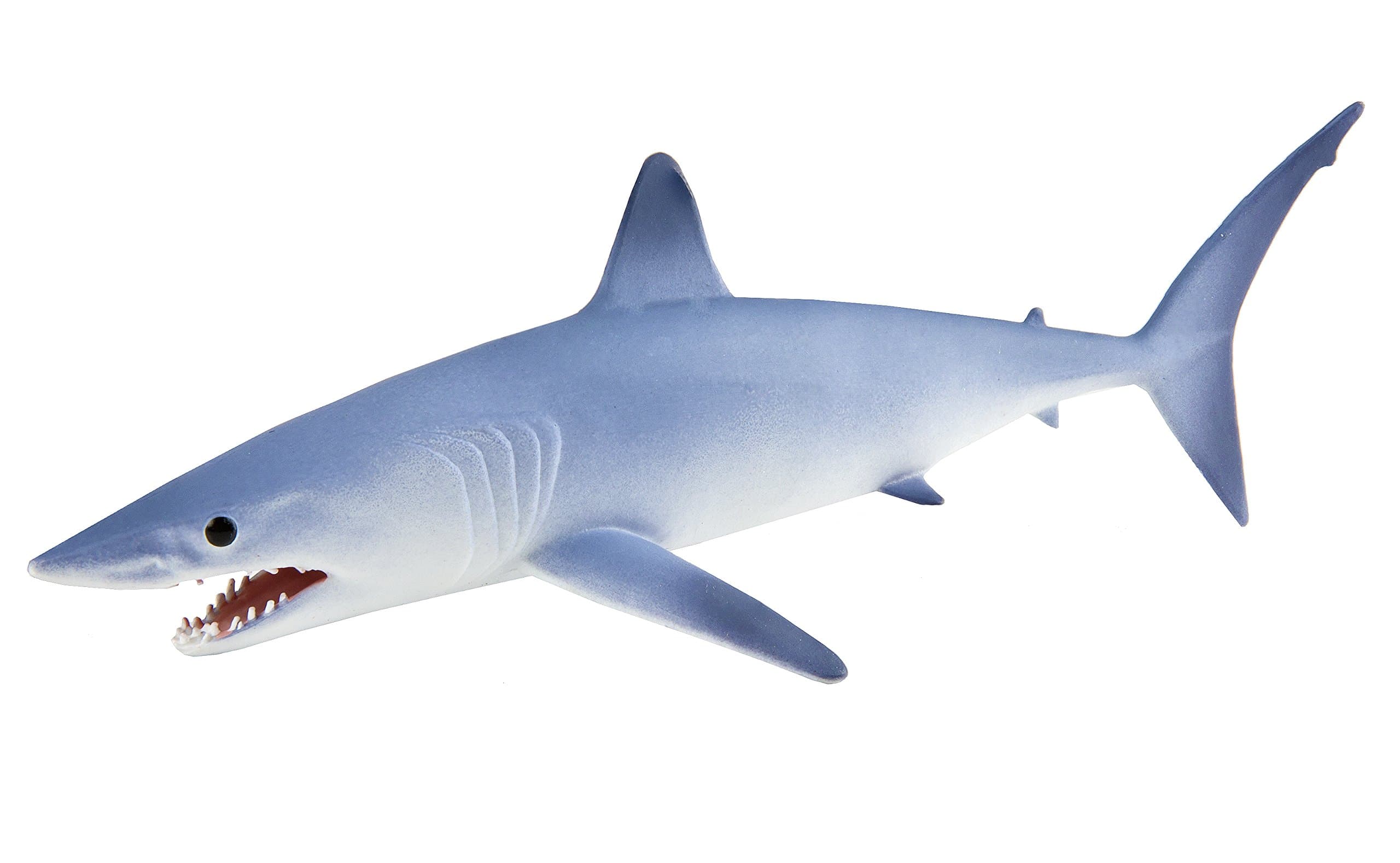 Safari Ltd. Mako Shark Figurine - Detailed 5.8" Sea Life Themed Plastic Model Figure - Fun Educational Play Toy for Boys, Girls & Kids Ages 3+