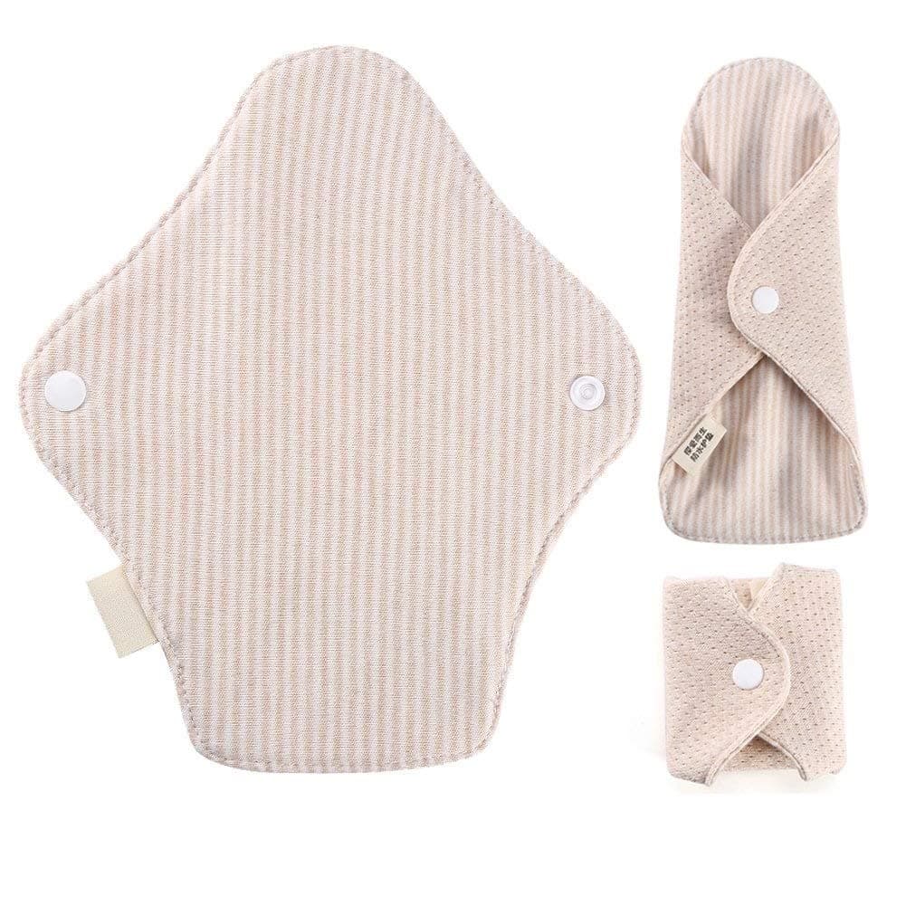 Menstrual Pads - Reuseable Feminine Sanitary Napkin Cloth Menstrual Pad Washable 7.5 x 2.6inch