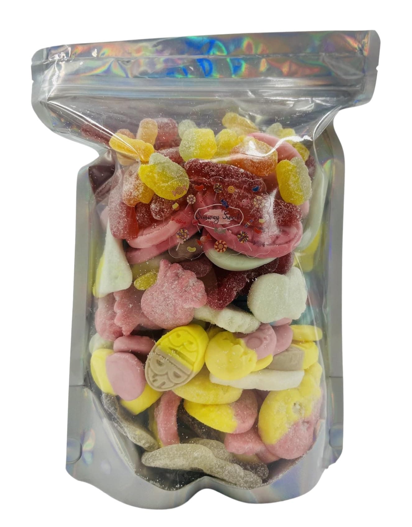 1kg BUBS Pick & Mix Sweets Choose From Gummy Foam, Sour Foam or Mixed Resealable Share Bag (1kg Mixed Gummy & Sour Foam)