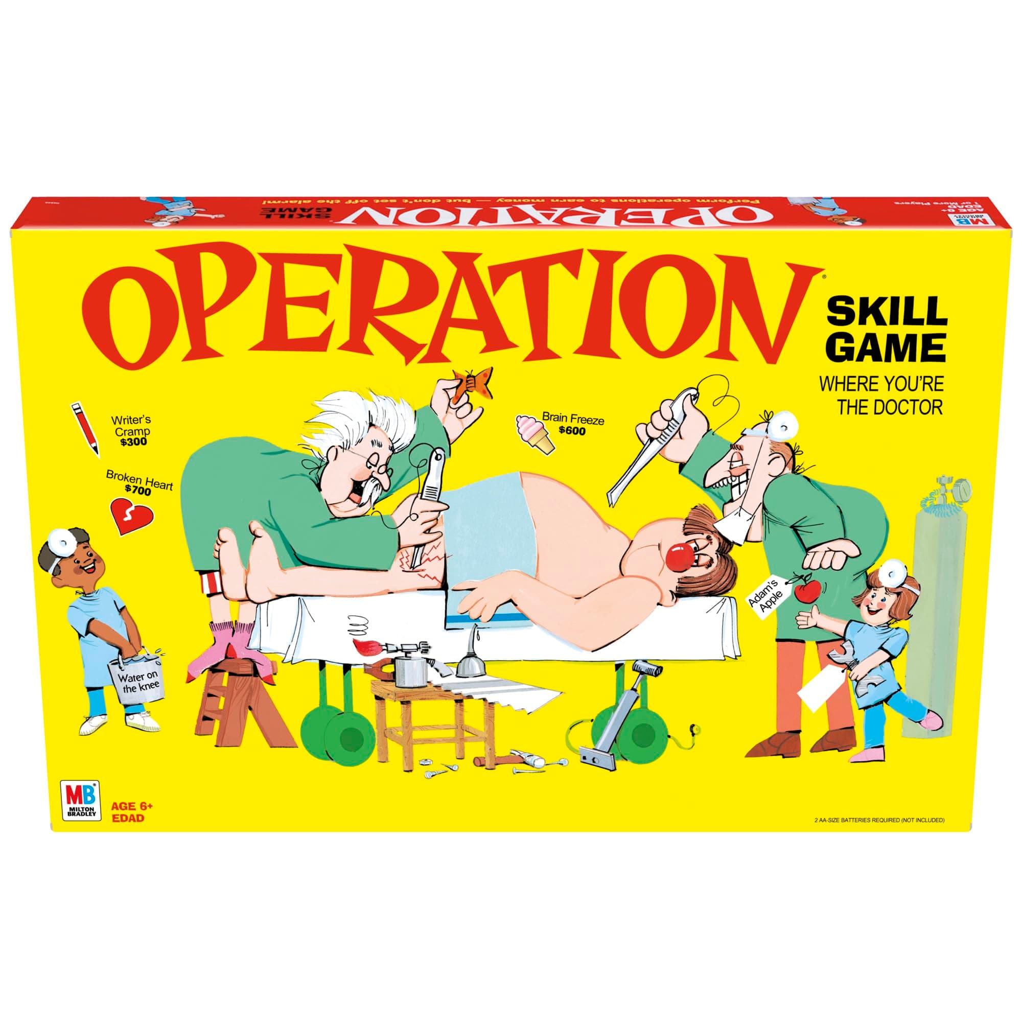 Hasbro Gaming Operation Electronic Board Game, Family Games for Kids Ages 6+, Kids Board Games for 1+ Players, Funny Games for Kids, Easter Gifts for Boys and Girls (Amazon Exclusive)
