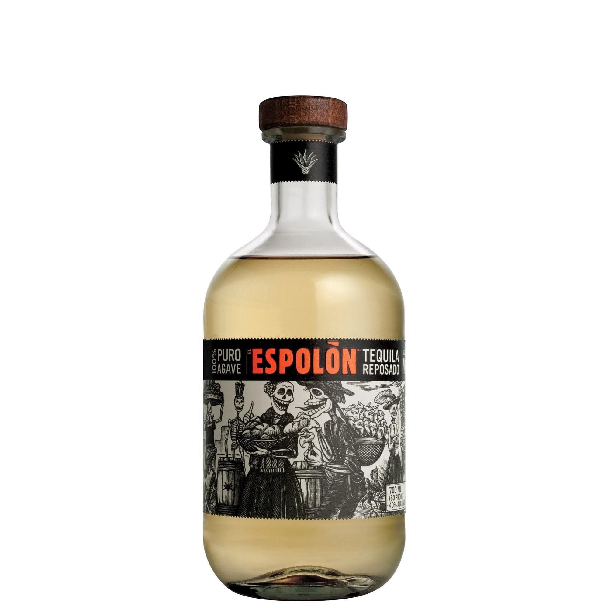 Espolon Reposado Super Premium Tequila 70 cl, 40% ABV, 100% Blue Weber Agave, Aged In American Oak Barrels, Delicate And Complex, Enjoy Neat, On The Rocks, Or In A Margarita