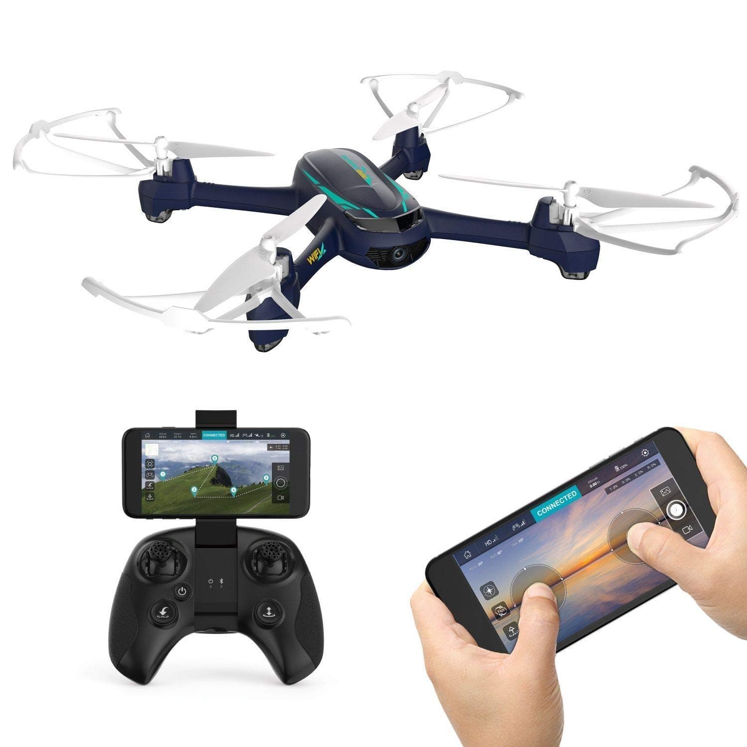HUBSAN H216A X4 DESIRE PRO RC Drone Helicopter 1080P WiFi Camera Altitude Hold Waypoints Headless Mode