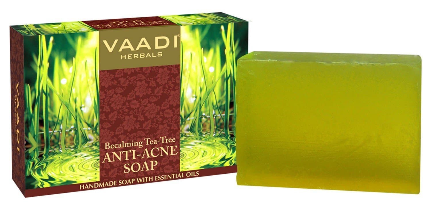 Vaadi Herbals Becalming Tea Tree Soap Anti Acne Therapy, 75g