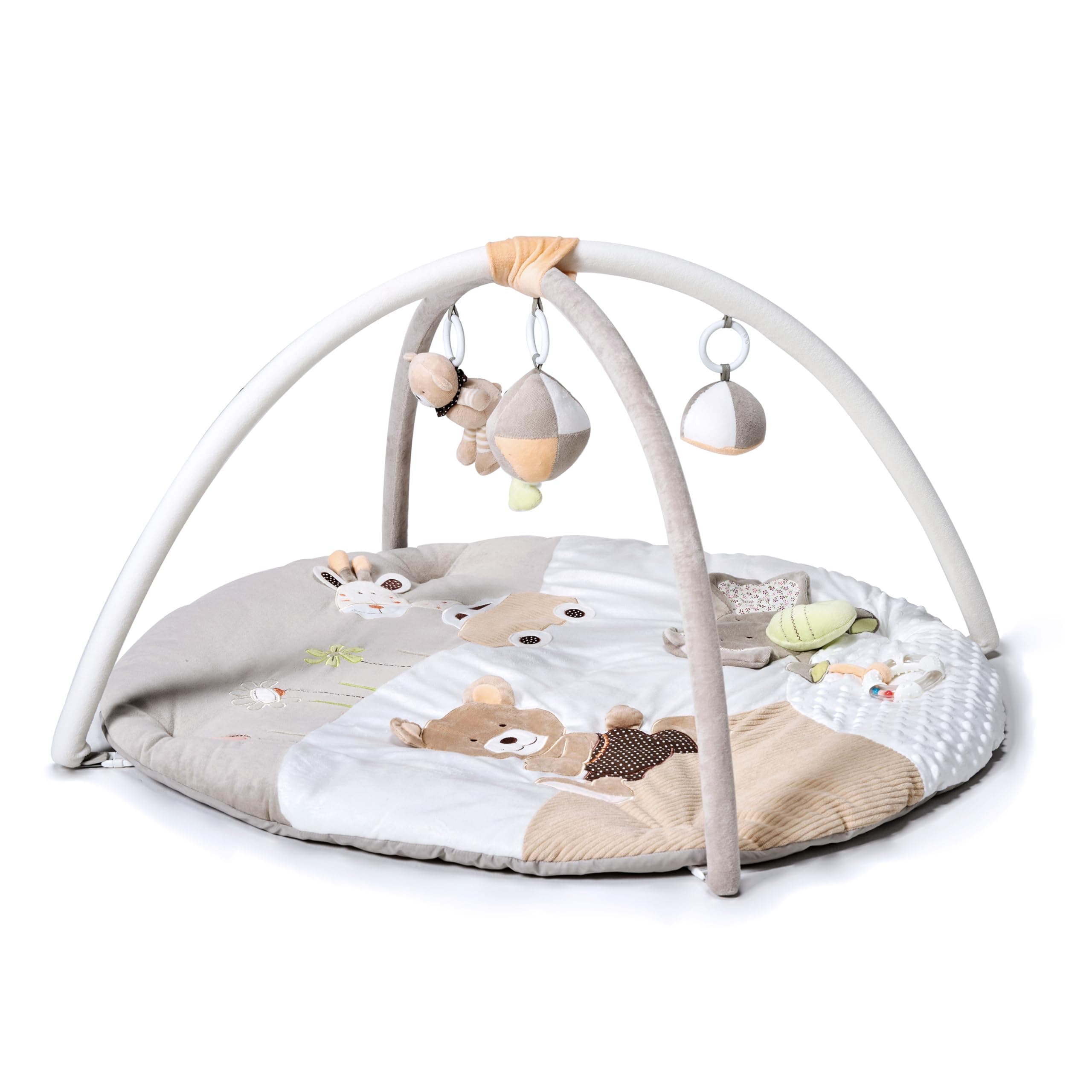 Mini Dream Baby Playmat - Activity Gym & Play Mat with Detachable Activity Toys - Suitable from Birth to 36 Months