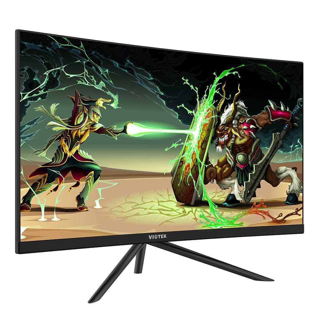 VIOTEK GN27D 27 Inch 1440p 144hz Curved Computer Gaming Monitor Samsung VA Panel Freesync FPS RTS Optimized (Renewed)