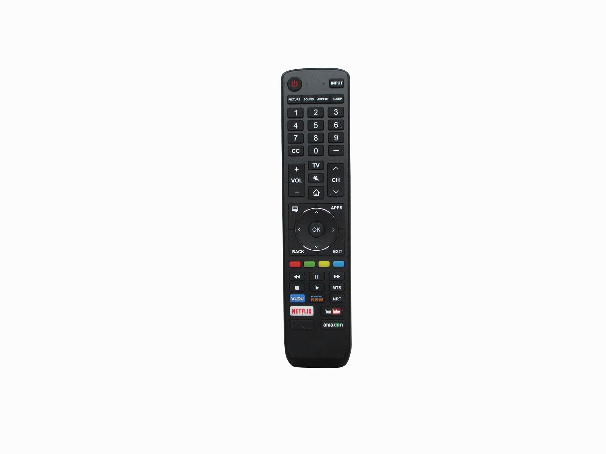 Remote Control for Sharp LC-55P6050U LC-55P620U LC-55P7000U LC-55P8000U LC-65N8002U LC-65P620U LC-65P7000U LC-65P8000U 4K LED Smart HDTV TV