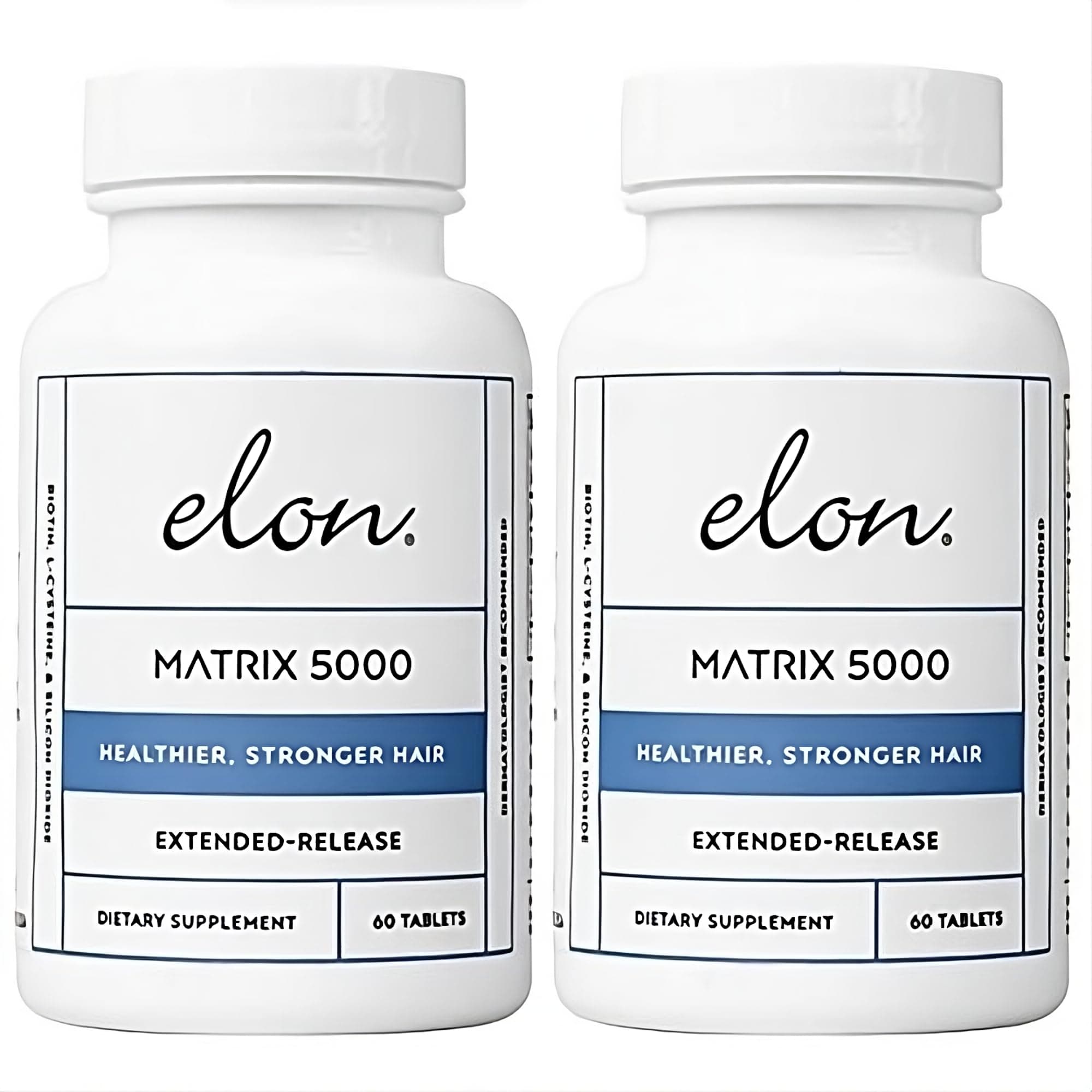 Matrix 5000 with 5000 mcg Biotin | Healthier & Stronger Hair | Pharmaceutical-Grade Ingredients & Extended-Release | for All Hair Types (60 Tablets)