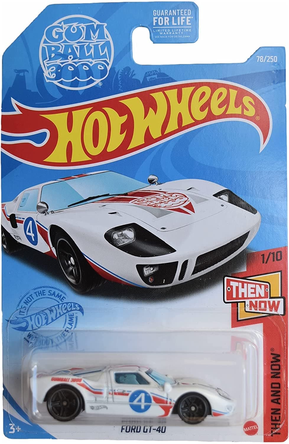 Ford GT 40 78/250 Then and Now 1/10 (White)