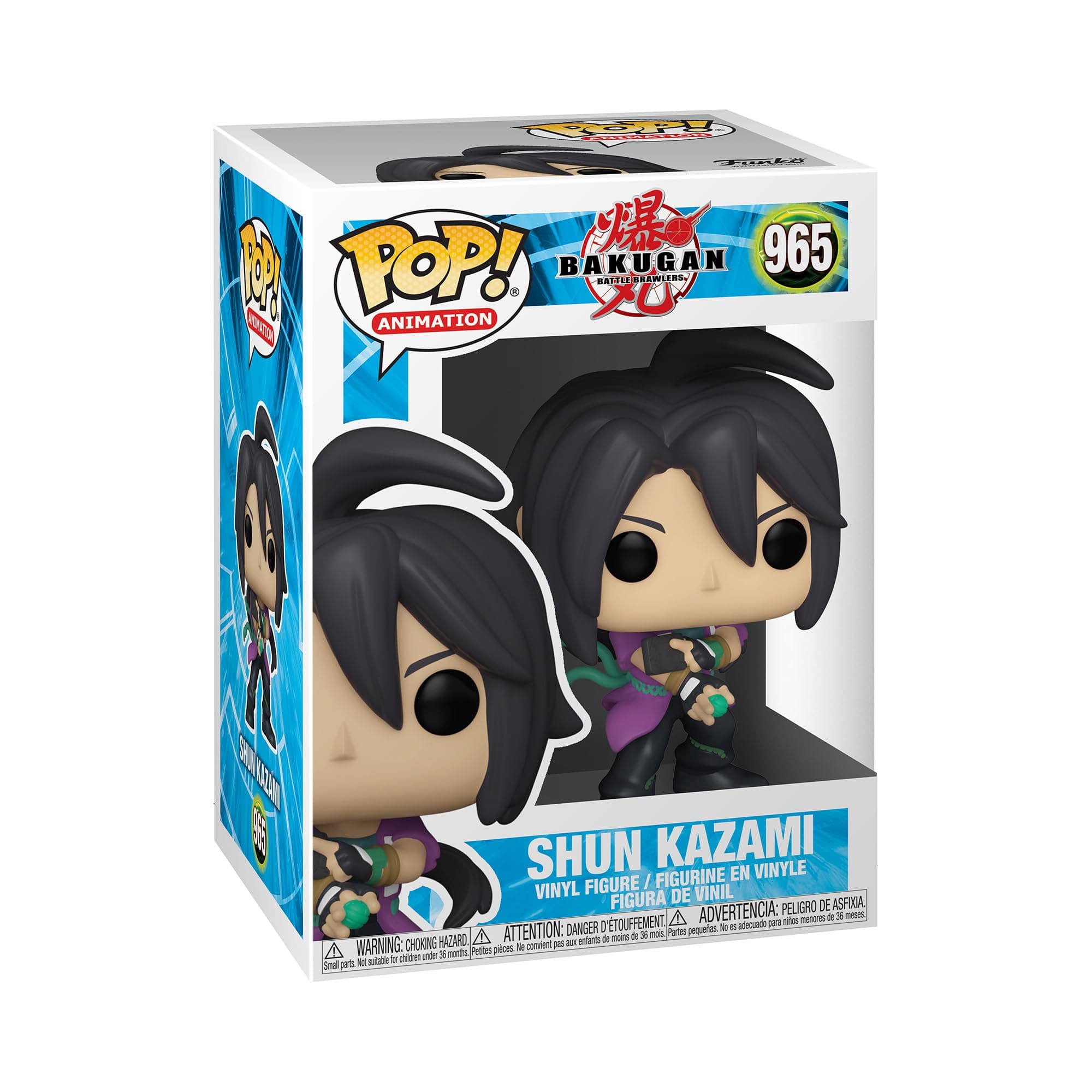 – POP! Animation: Bakugan - Shun - Collectable Vinyl Figure - Gift Idea - Official Merchandise - Toys for Kids & Adults - Anime Fans - Model Figure for Collectors and Display