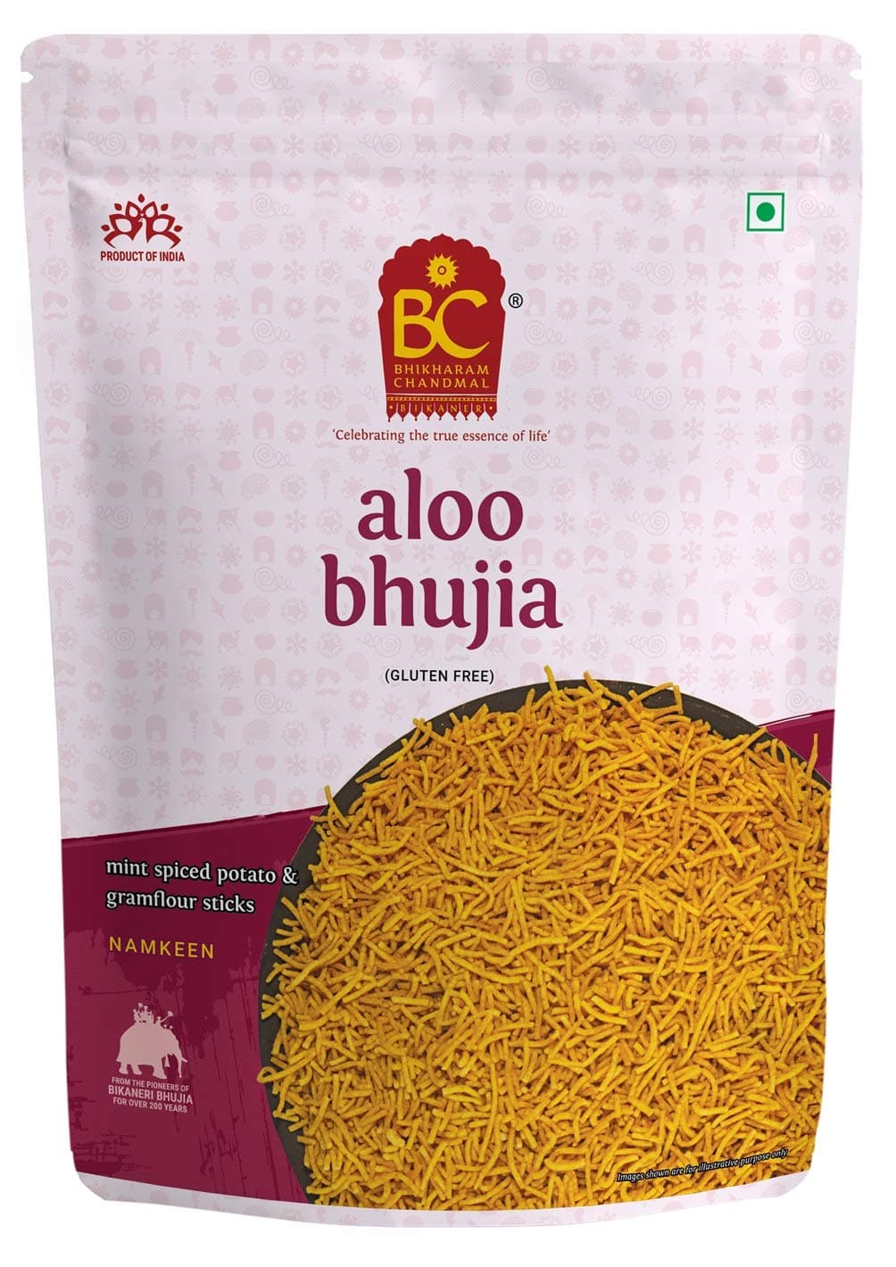 Bhikharam Chandmal Aloo Bhujia 1kg (Pack of 1(1Kg))
