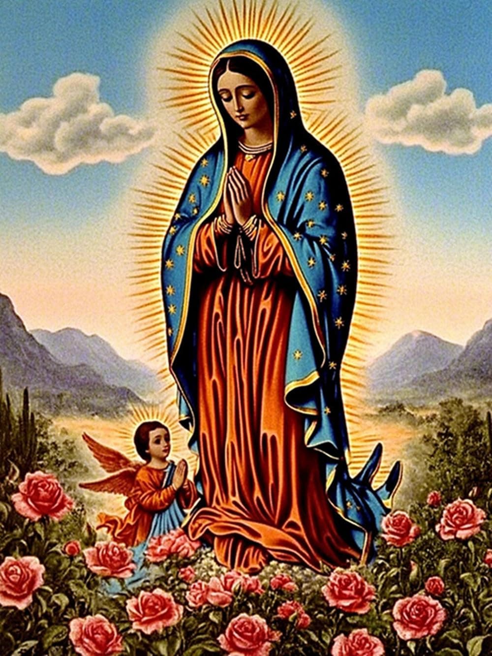 Virgin Mary Prayer Diamond Painting Kit