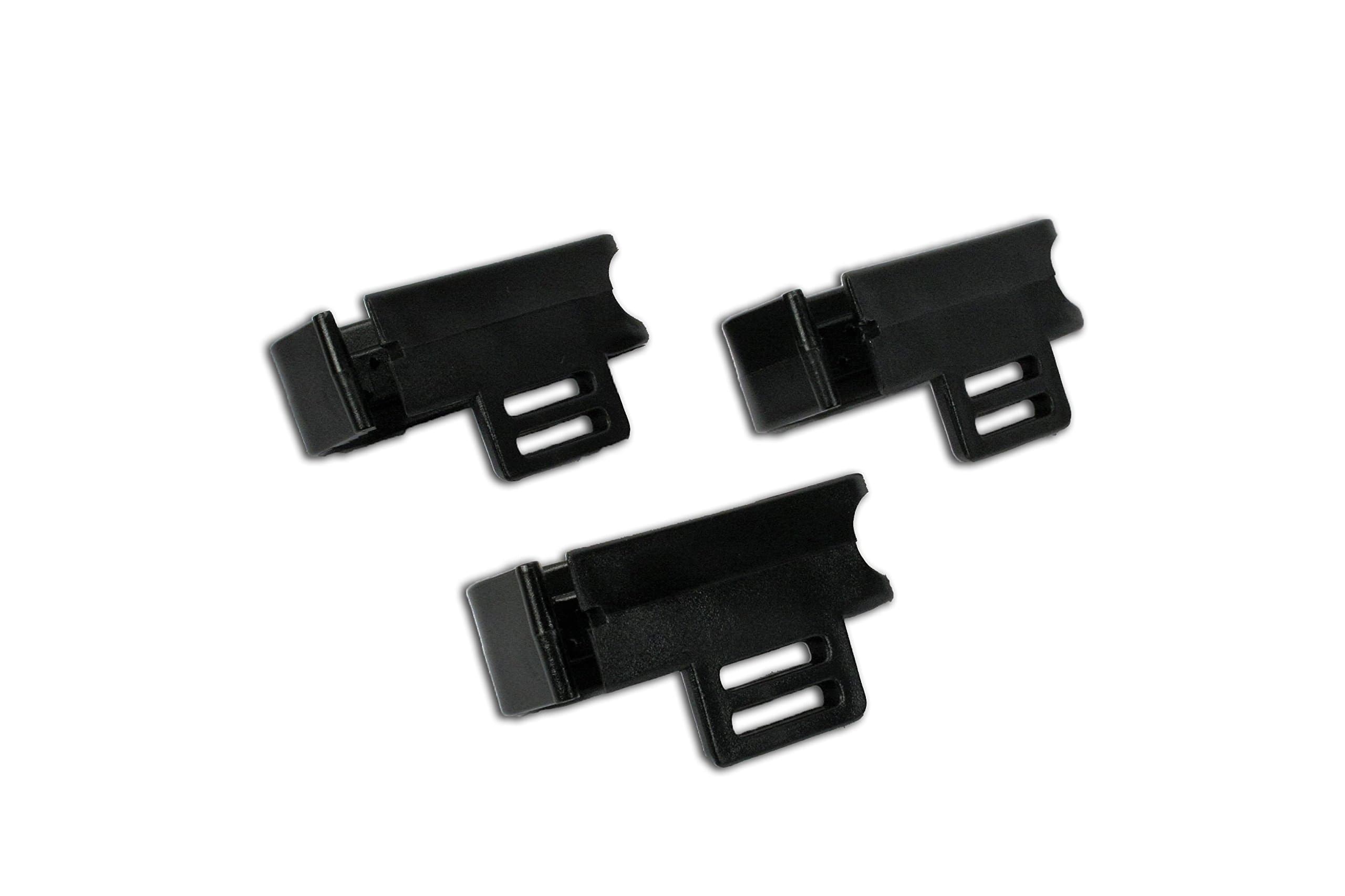 Clakit Gear Clip (Pack of 3) - Multipurpose Fastener For Clipping Accessories To Front Rucksack Straps