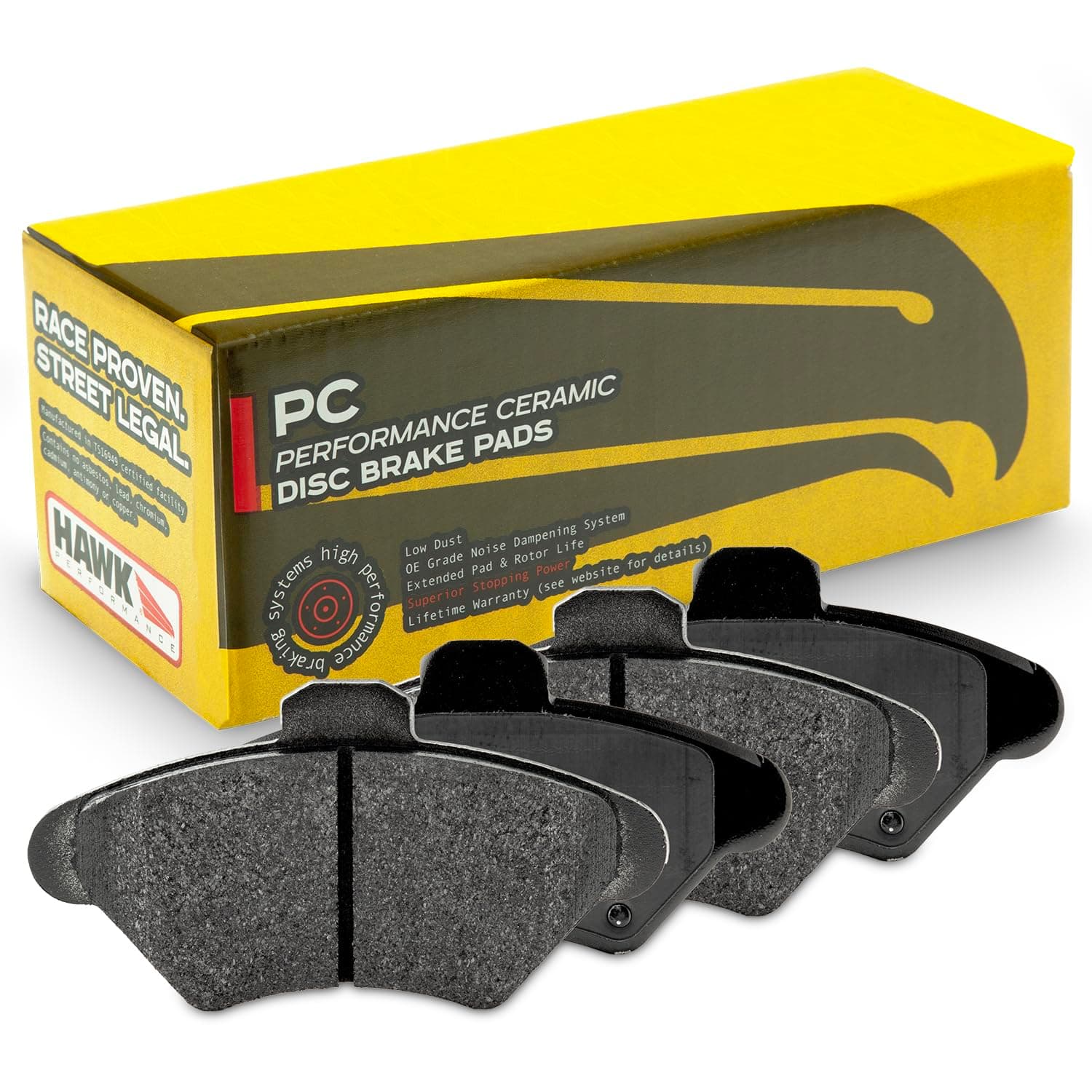 Hawk Performance HB194Z.570 Performance Ceramic Street Brake Pads