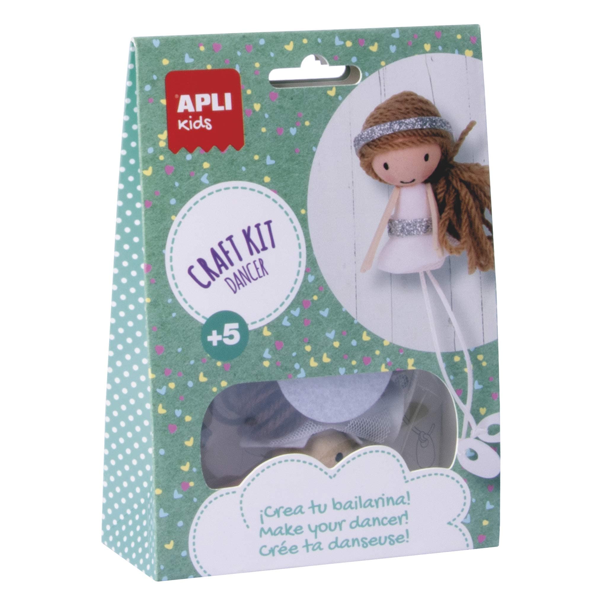 APLI Kids Create Your Own Ballerina Doll Kit, Multi-Colour