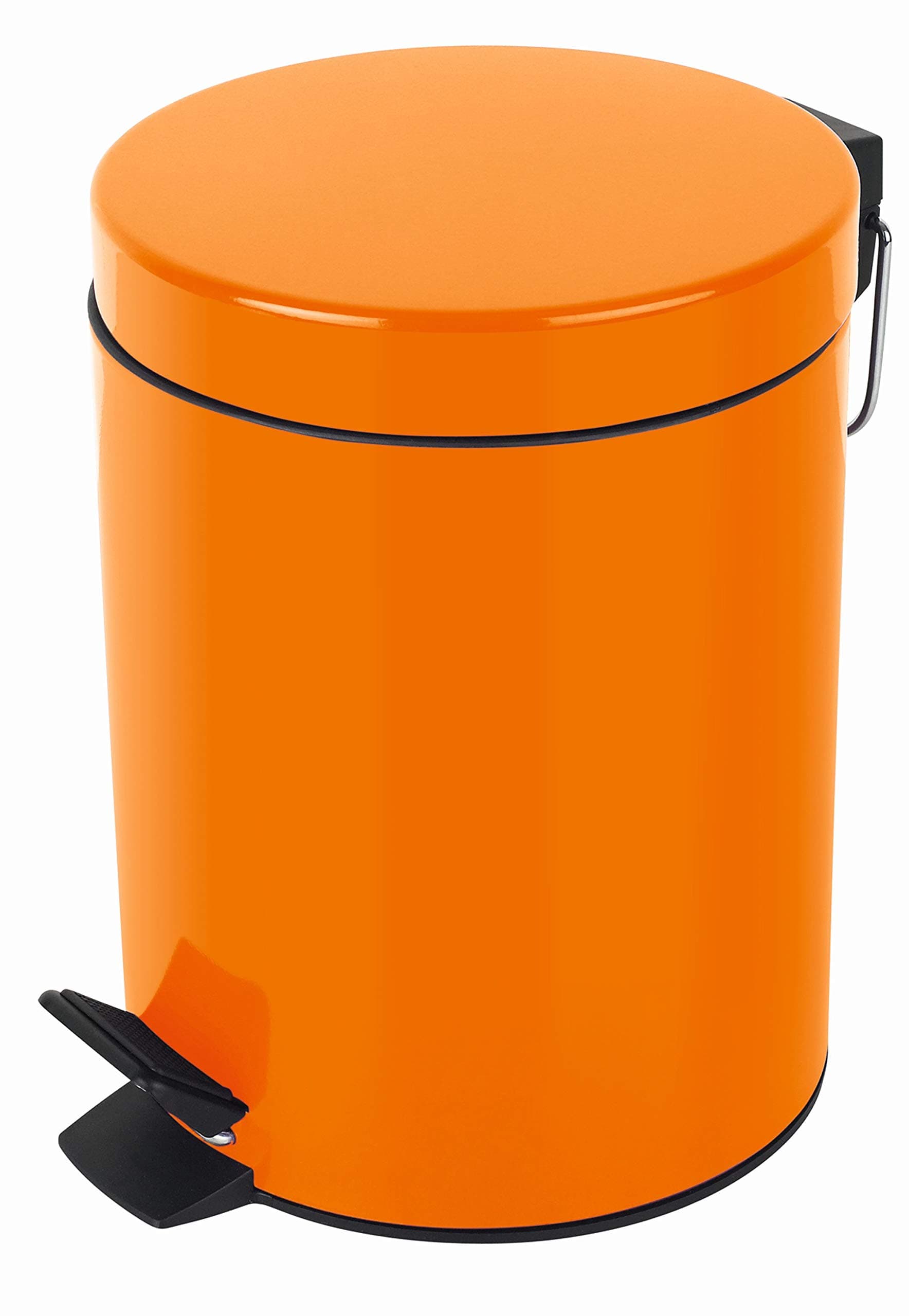SpirellaSydney 5 Litre Stainless Steel Bin, Orange