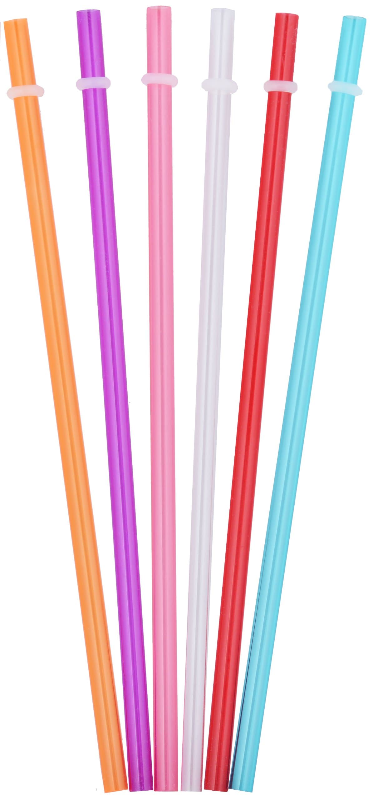 Reusable Drinking Straws 6 Piece - Fits Tervis, Signature & Other Tumbler Brands Straws