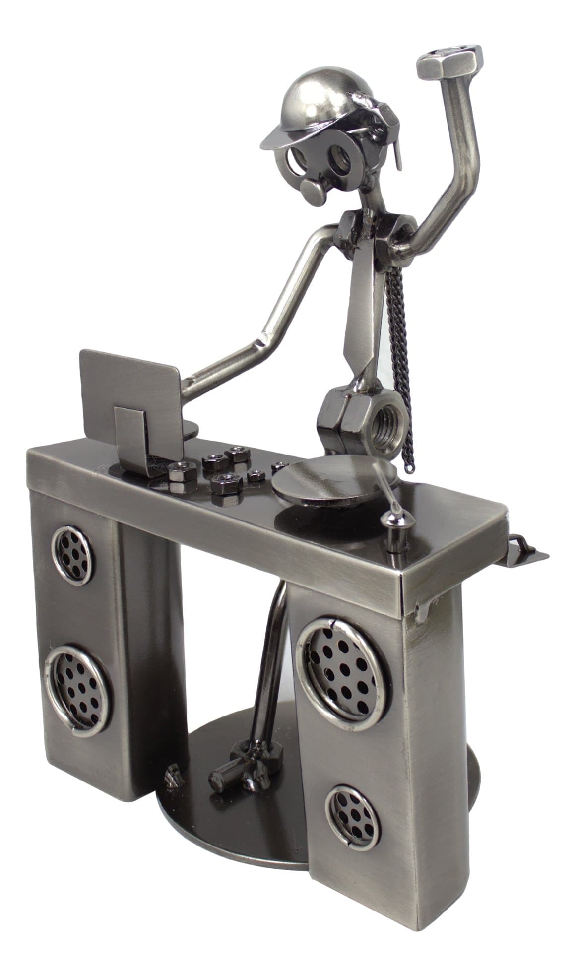 Broadway Gifts 6" Disc Jockey Metal Figurine