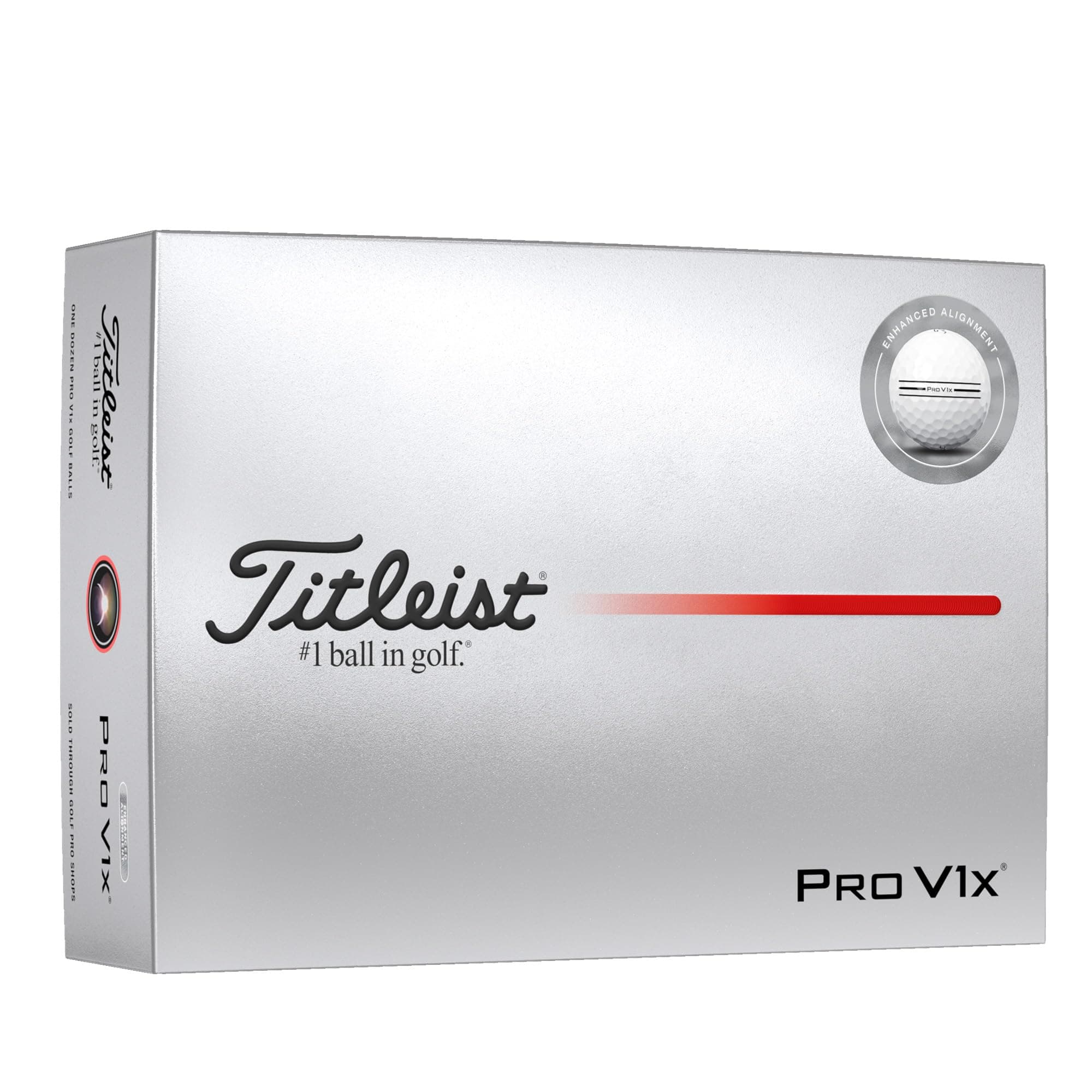 Titleist Pro V1x Golf Ball, Pack of 12