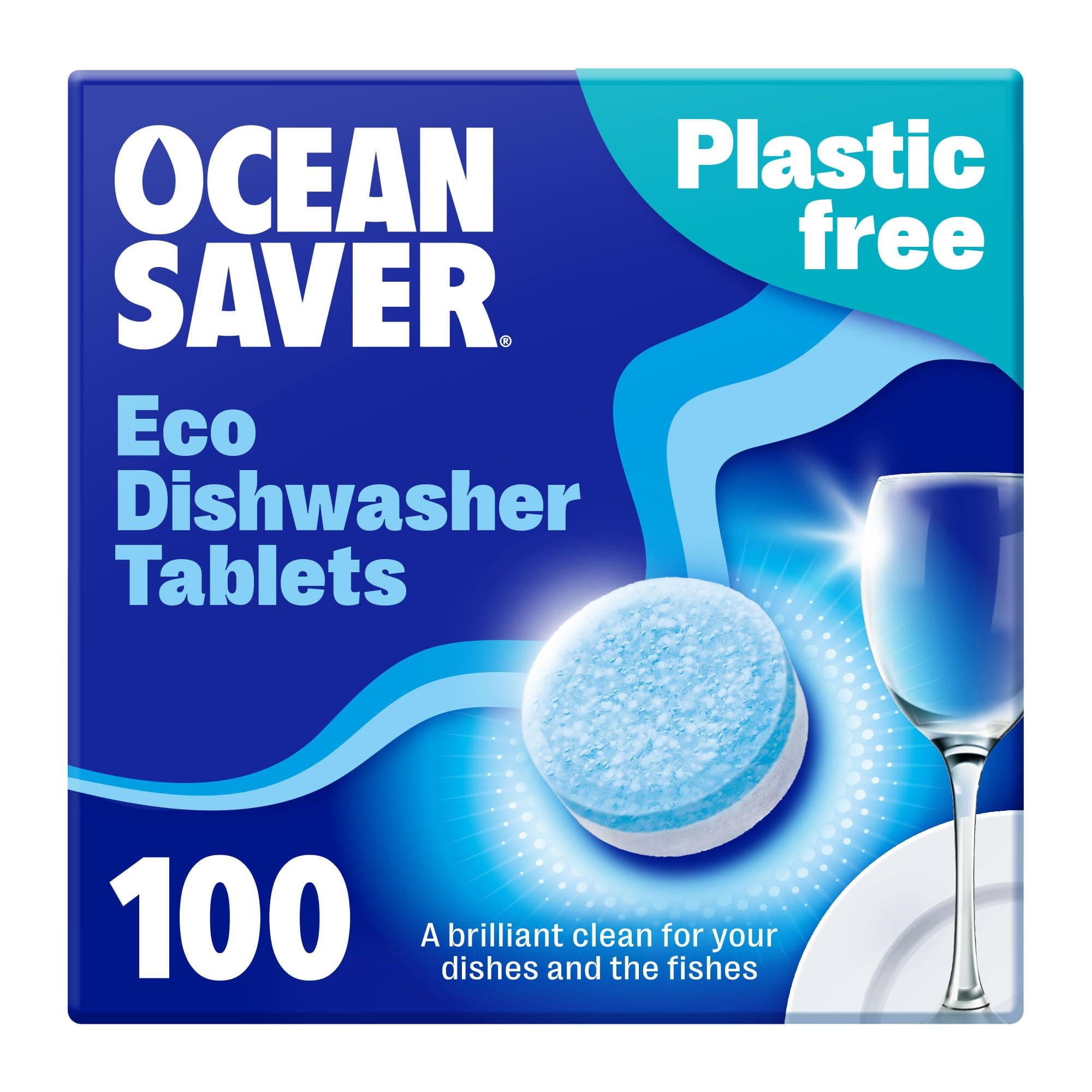 – Eco-Friendly Dishwasher Tablets - Pack of 100 | Non-Toxic & Plastic-Free Dish Washing Tablets for Sustainable Cleaning | All in One Plant-Based Dishwasher Salt & Rinse Aid for Tough Stains