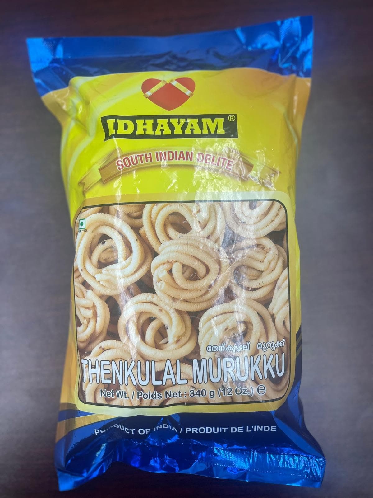 THENKULAL MURUKKU BY IDHAYAM SOUTH INDIAN DELITE 12 OZ / 340 GMS