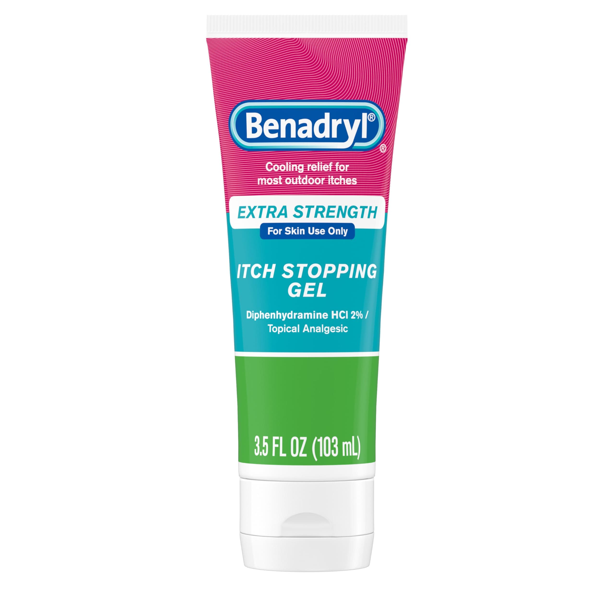 Benadryl Cooling Anti Itch Gel Diphenhydramine Hci Topical Analgesic