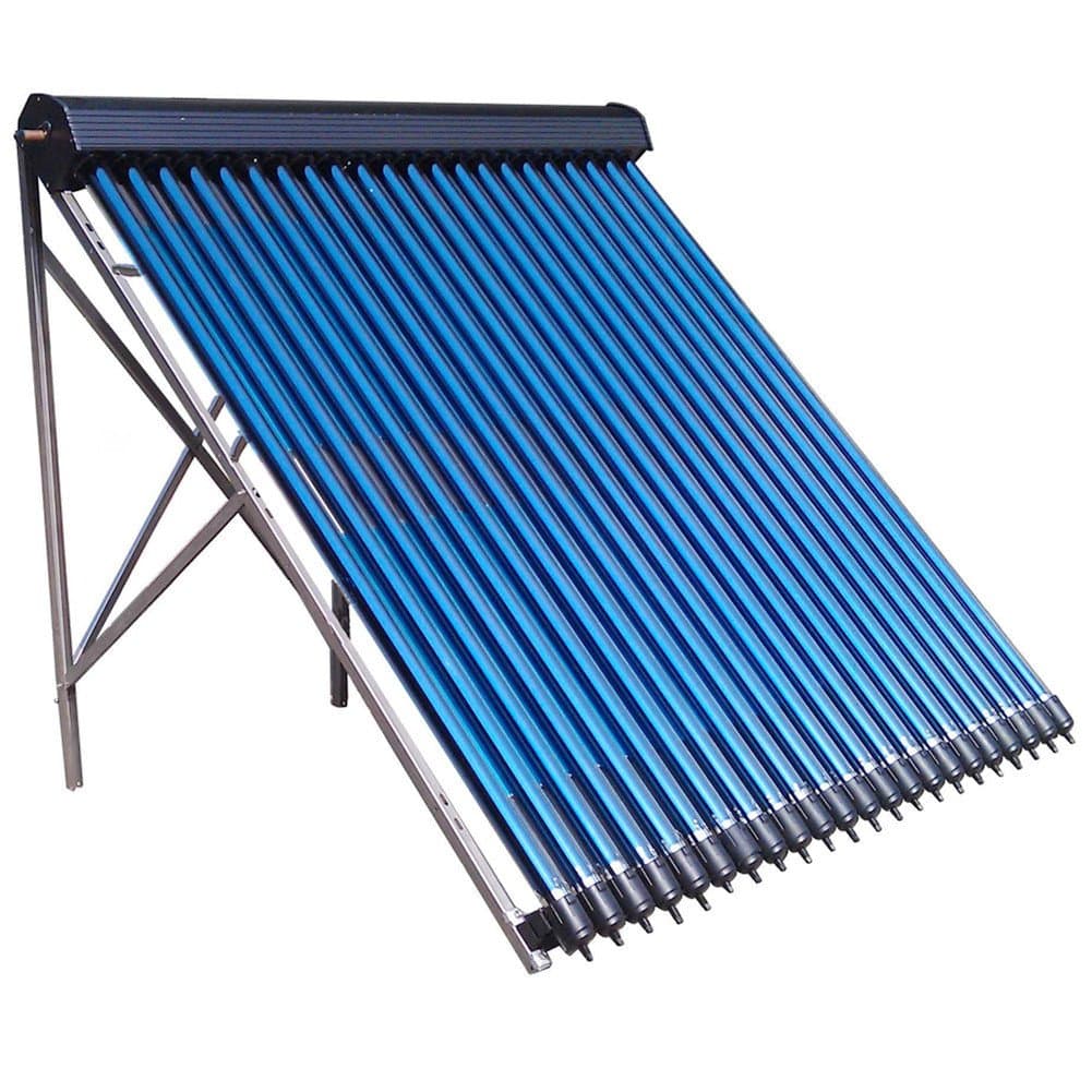 Bleaclean 24 Tube Solar Water Heater Collector Aluminum Frame Evacuated Vacuum Tubes Colar Black