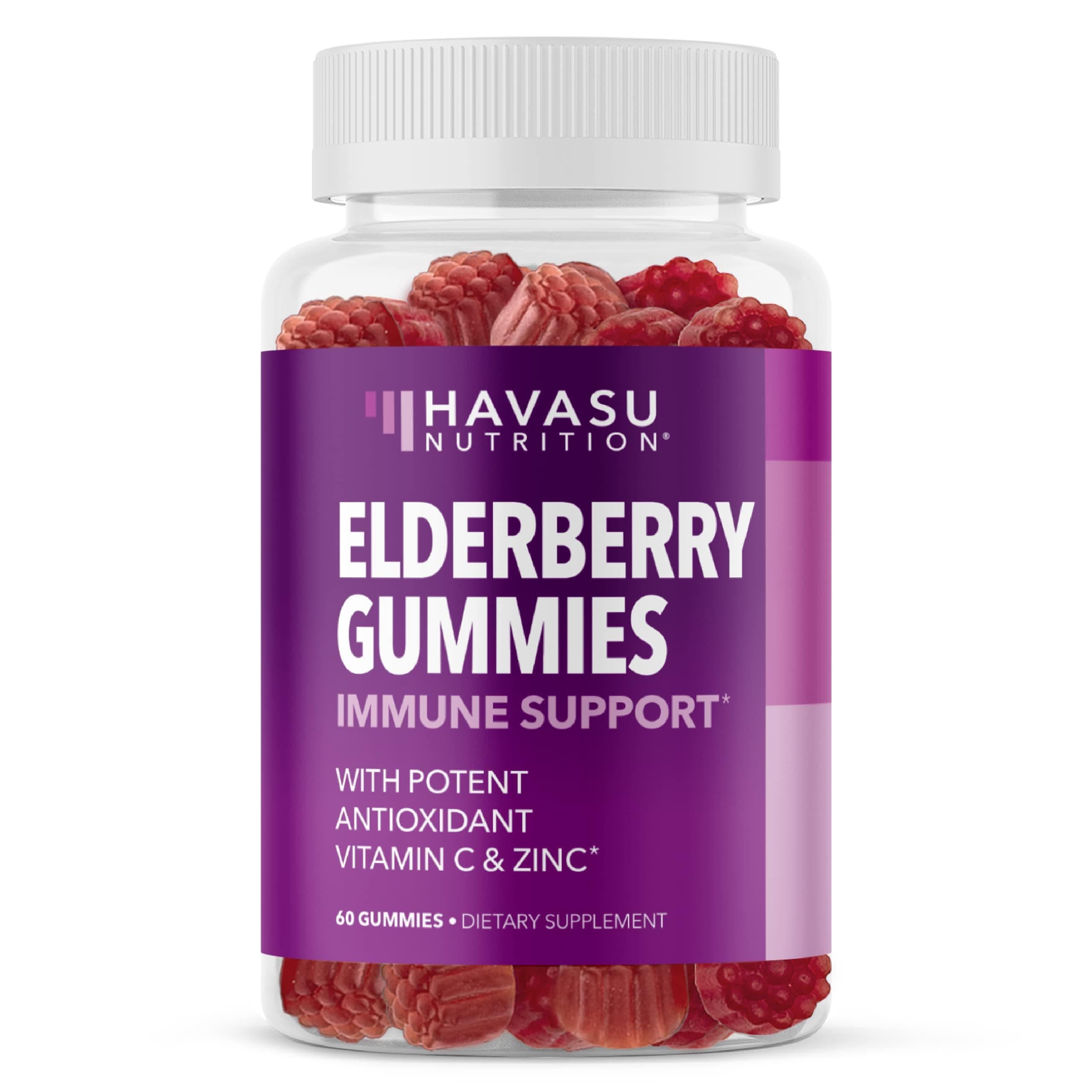 Havasu Nutrition Gluten-free Elderberry Gummies (60)
