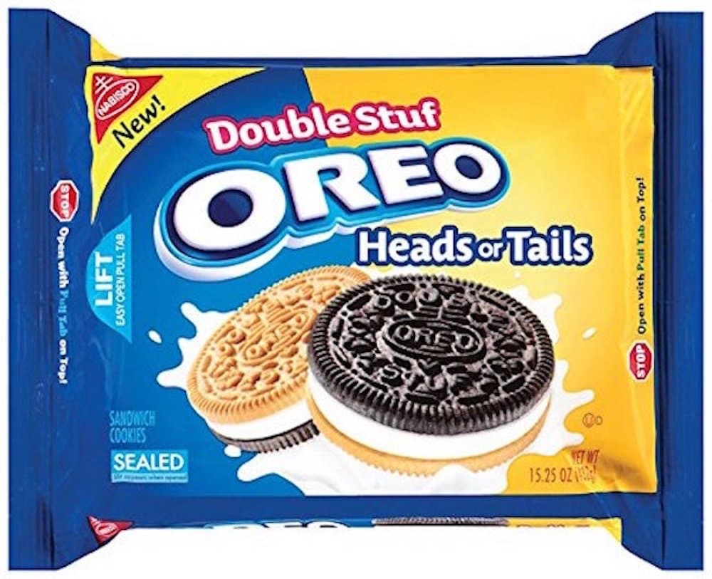 Oreo Heads or Tails DOUBLE STUF Cookies 15.25 oz. (2 Pack)