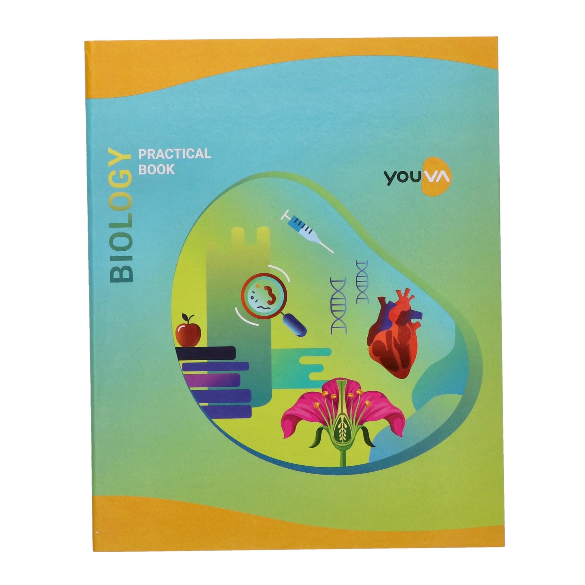 Navneet Hard Bound | Biology Practical Book | 21.5X26.5 Cm | 1 Ruled / 1 Plain | 172 Pages | Pack Of 1
