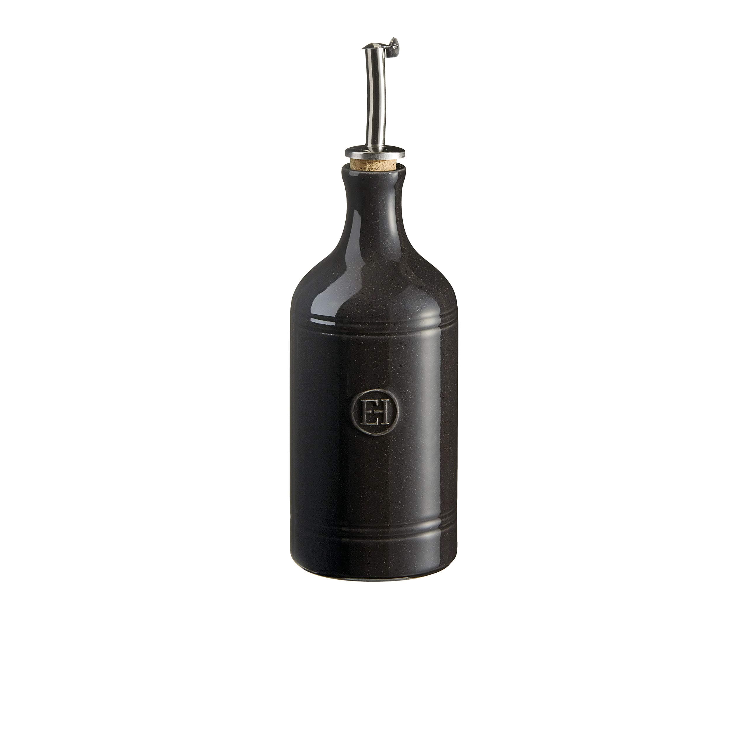 Emile Henry Oil Cruet Bottle, Charcoal