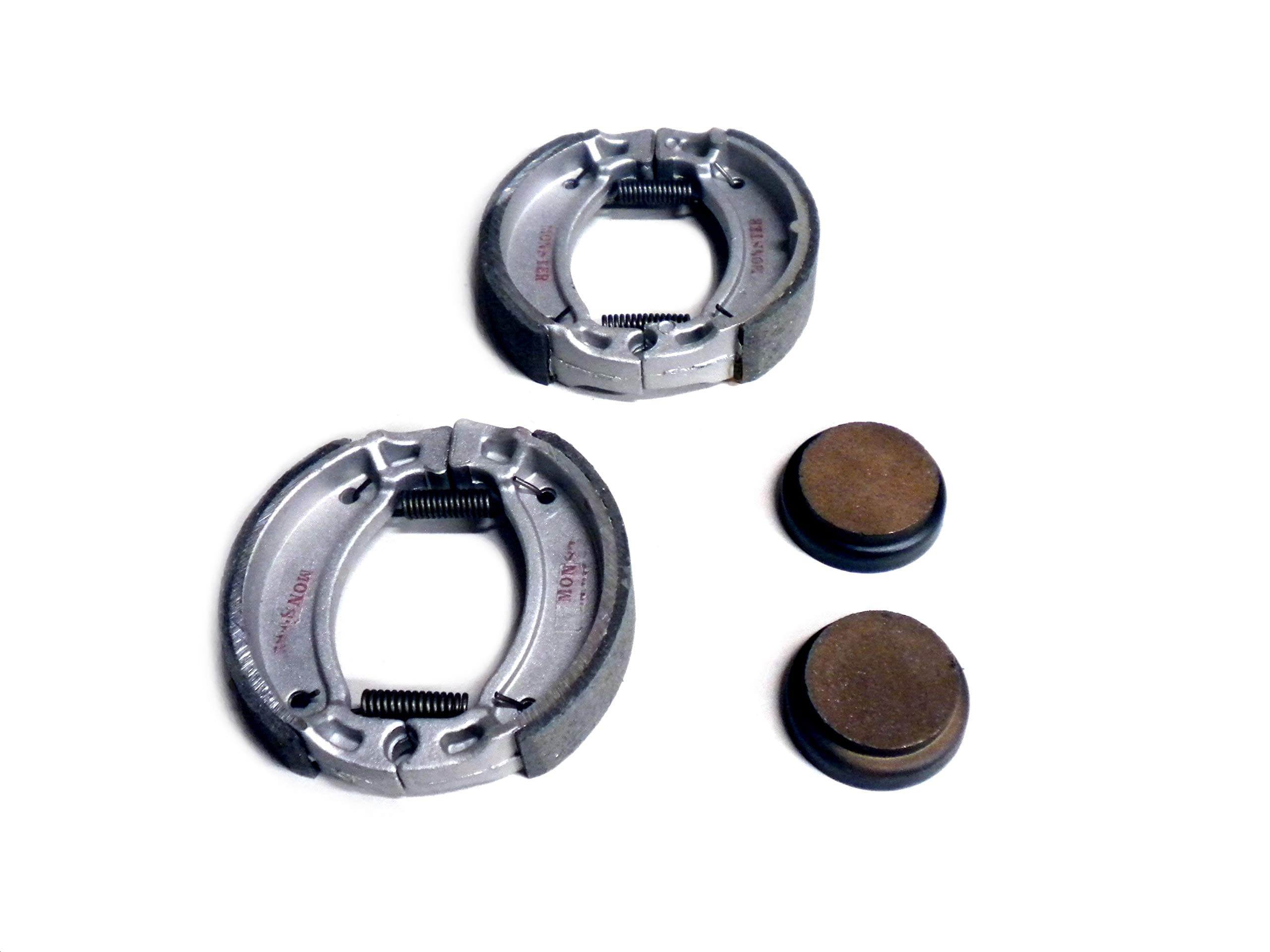 Monster Performance Brake Pads & Shoes for Yamaha Moto 4 200, Moto 4 225 & Moto 4 350, Quiet Braking, Low-Dust, All-Weather, Quality Tested