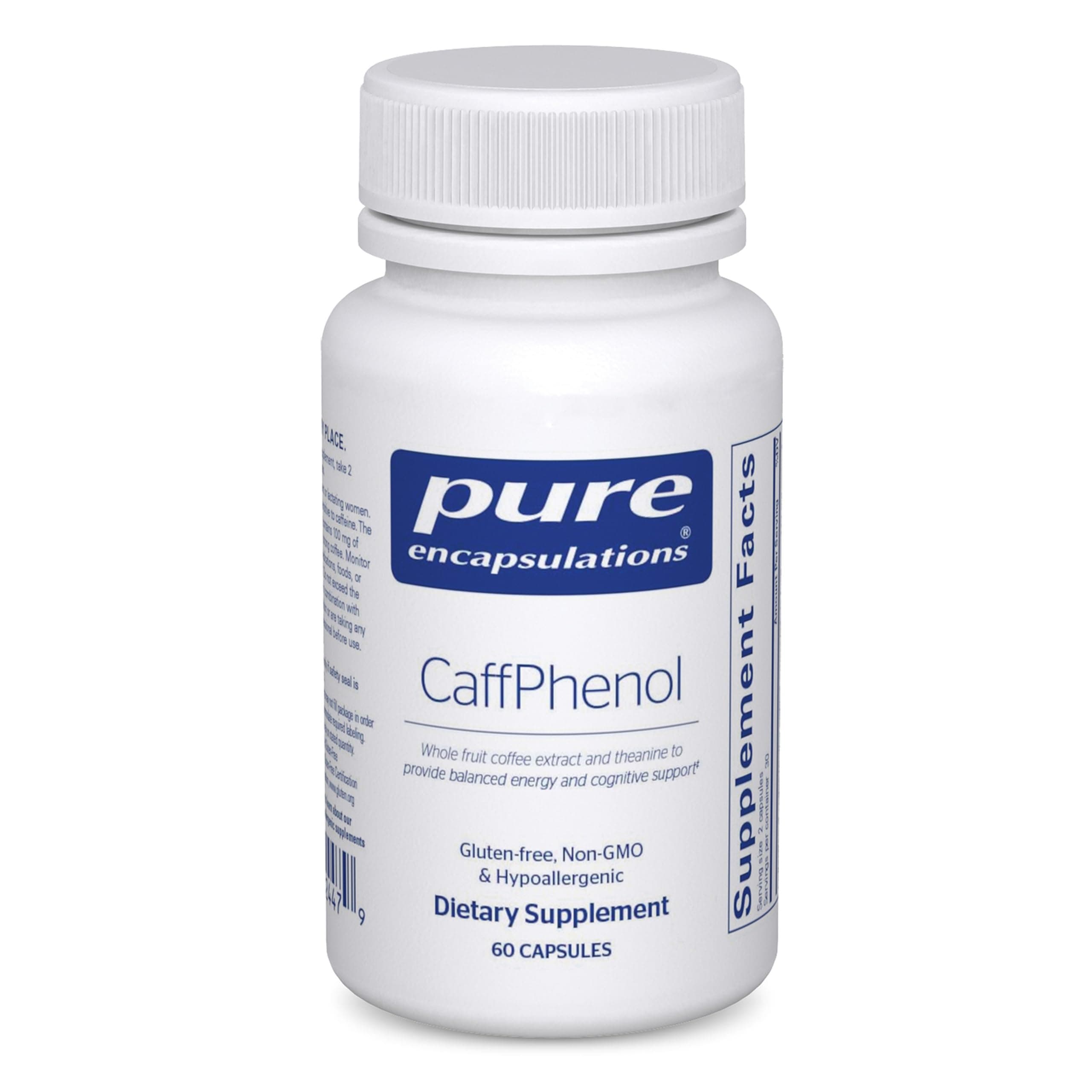 Pure Encapsulations CaffPhenol | Whole Fruit Coffeeberry Extract and Theanine to Provide Balanced Energy and Cognitive Support | 60 Capsules