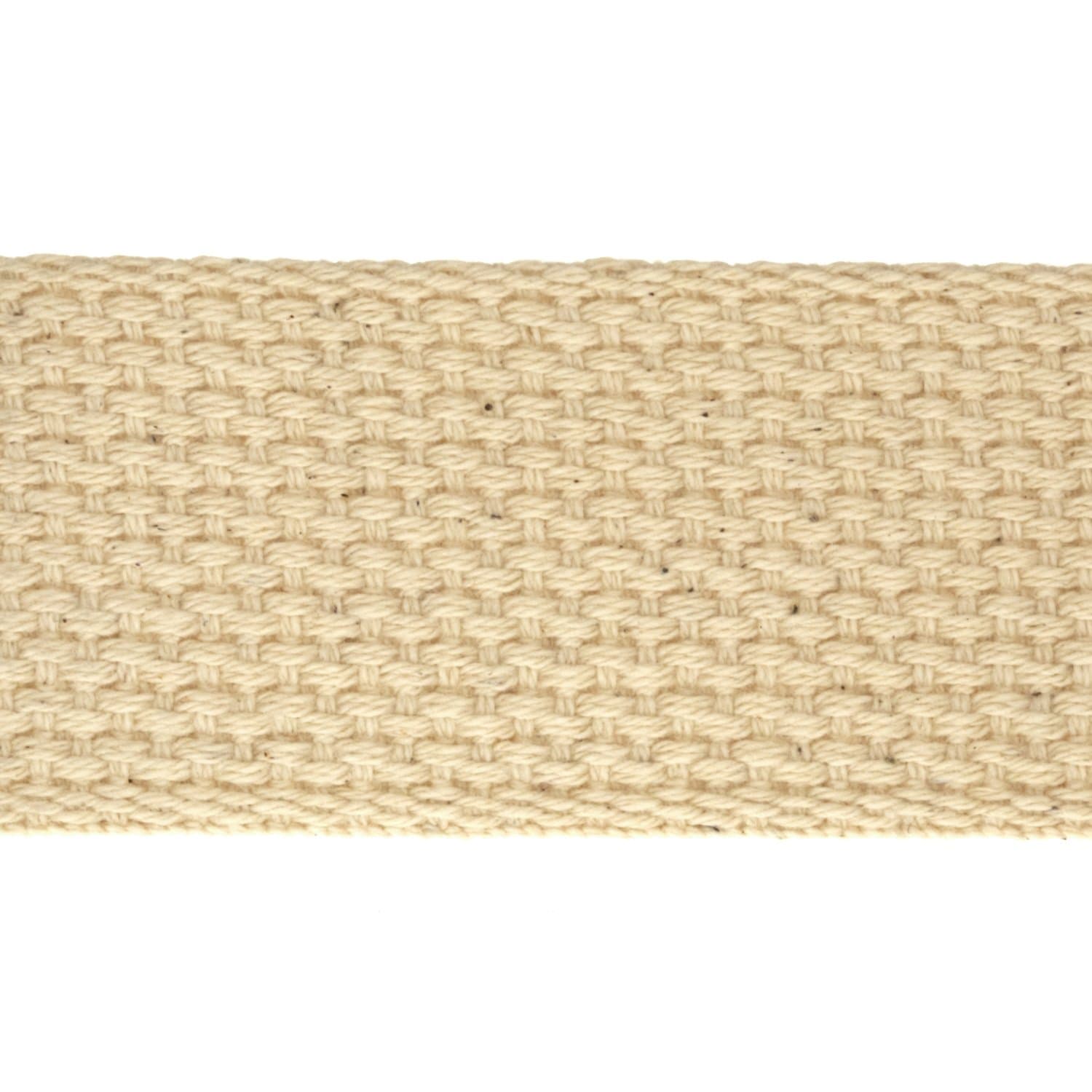 Cotton Webbing 1-1/2in Natural Fabric By The Yard