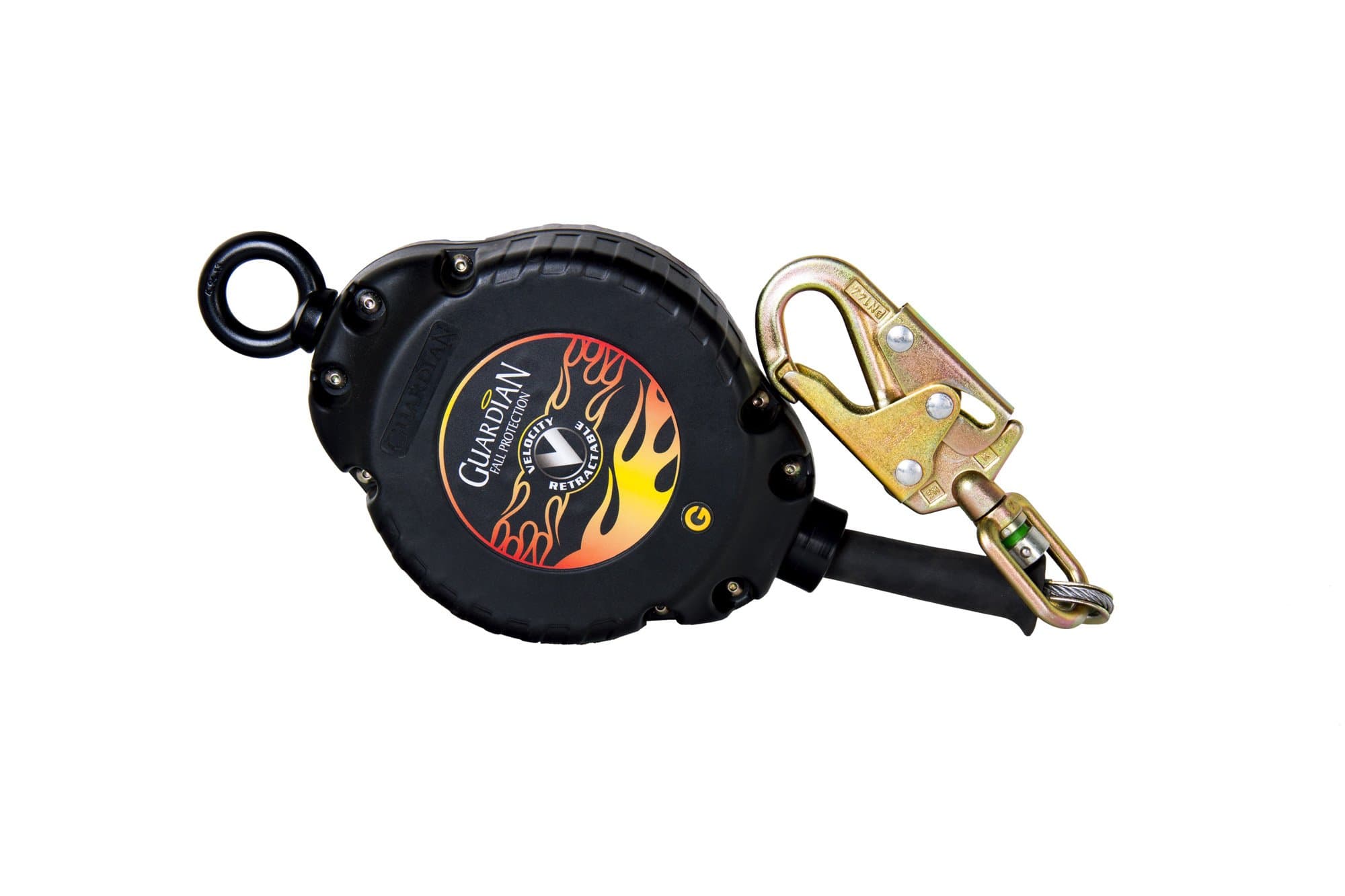 Guardian 42002 Velocity Class 1 Cable Self-Retracting Lifeline (SRL) with Carabiner | 30 ft | Class 1 | ANSI and OSHA Compliant