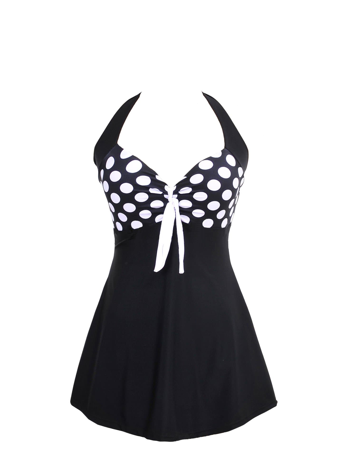 sjxahu Vintage Halter One Piece Plus Size Cover Ups Swimsuit