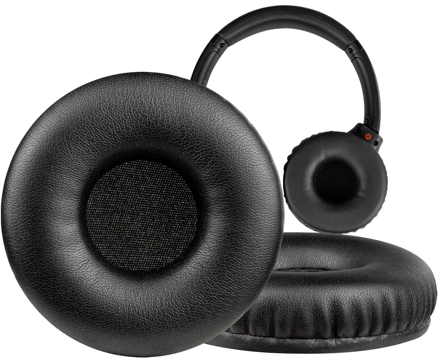 Replacement Earpads for Sony WHXB700/WH XB700 Wireless Extra Bass Bluetooth Headphones, Ear Pads Cushions with High-Density Noise Isolation Foam, Softer Protein Leather (Black)