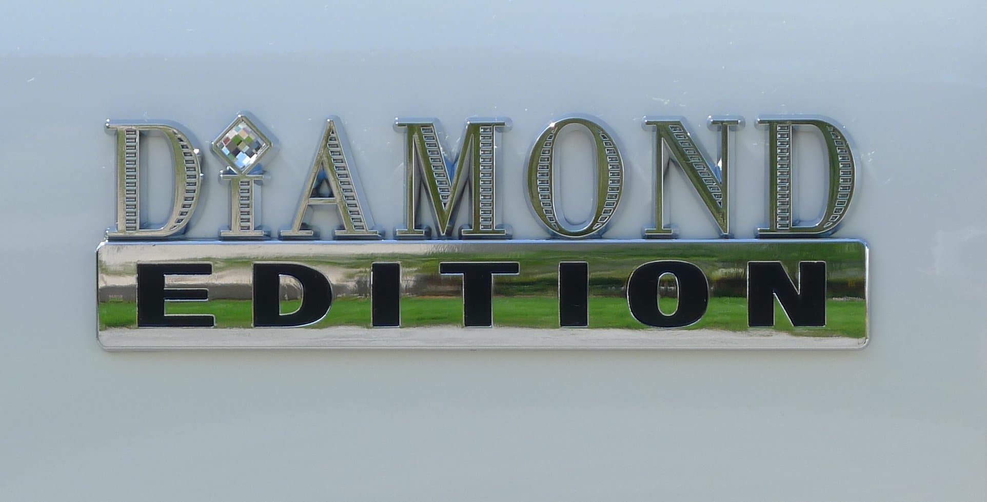 AutoVisionz Diamond Edition Chrome Car Emblem with Crystal