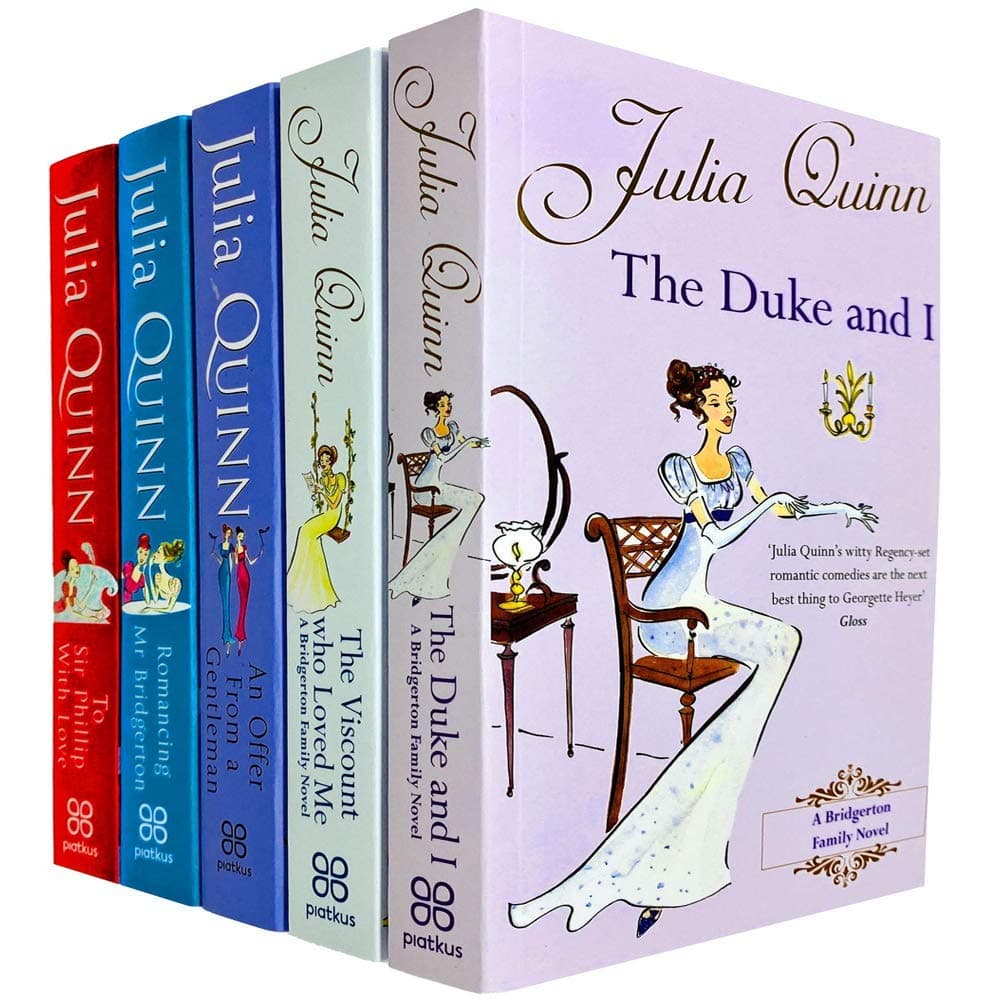 Julia Quinn Bridgerton Family Series 1- 5 Books Collection Set